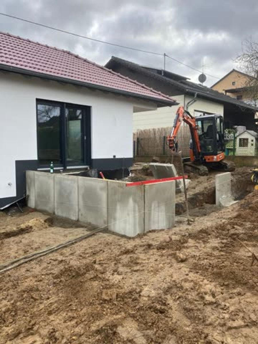 Tiefbau & Fundamente – Projekt von Bauservice Weidenfeller