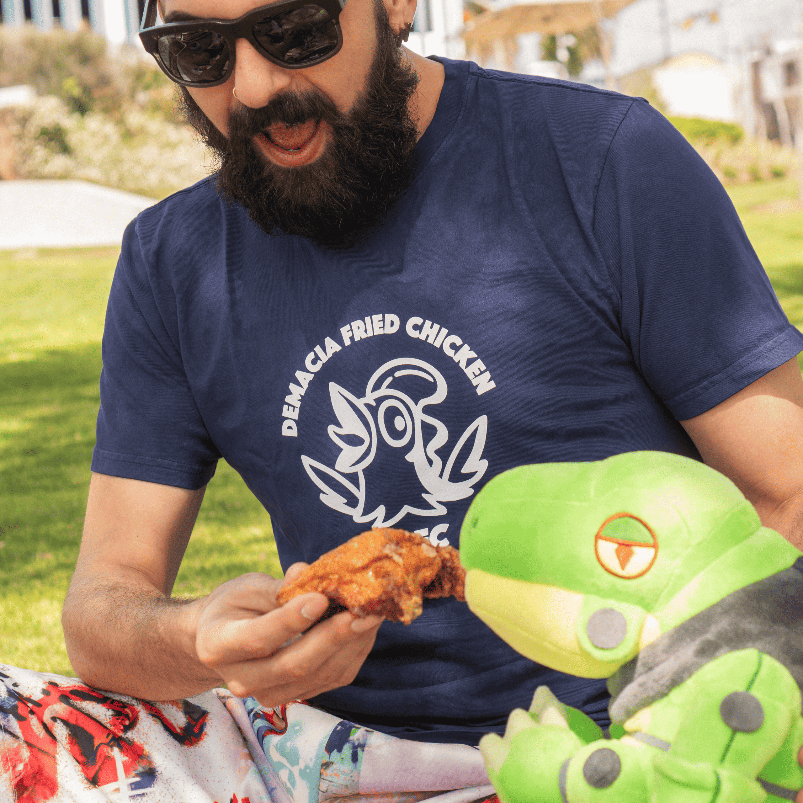 Demacian Fried Chicken Birdio Tee | Riot Games Store