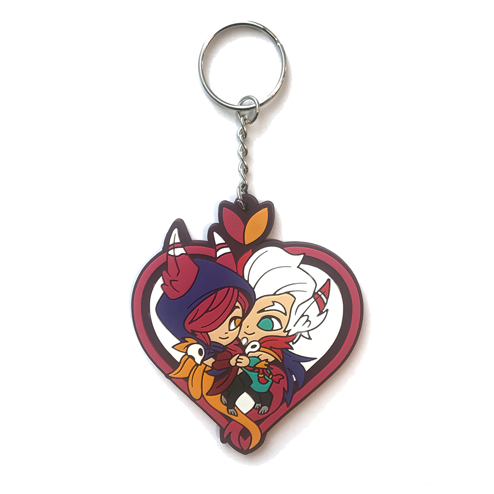 Xayah & Rakan Keychain | Riot Games Store