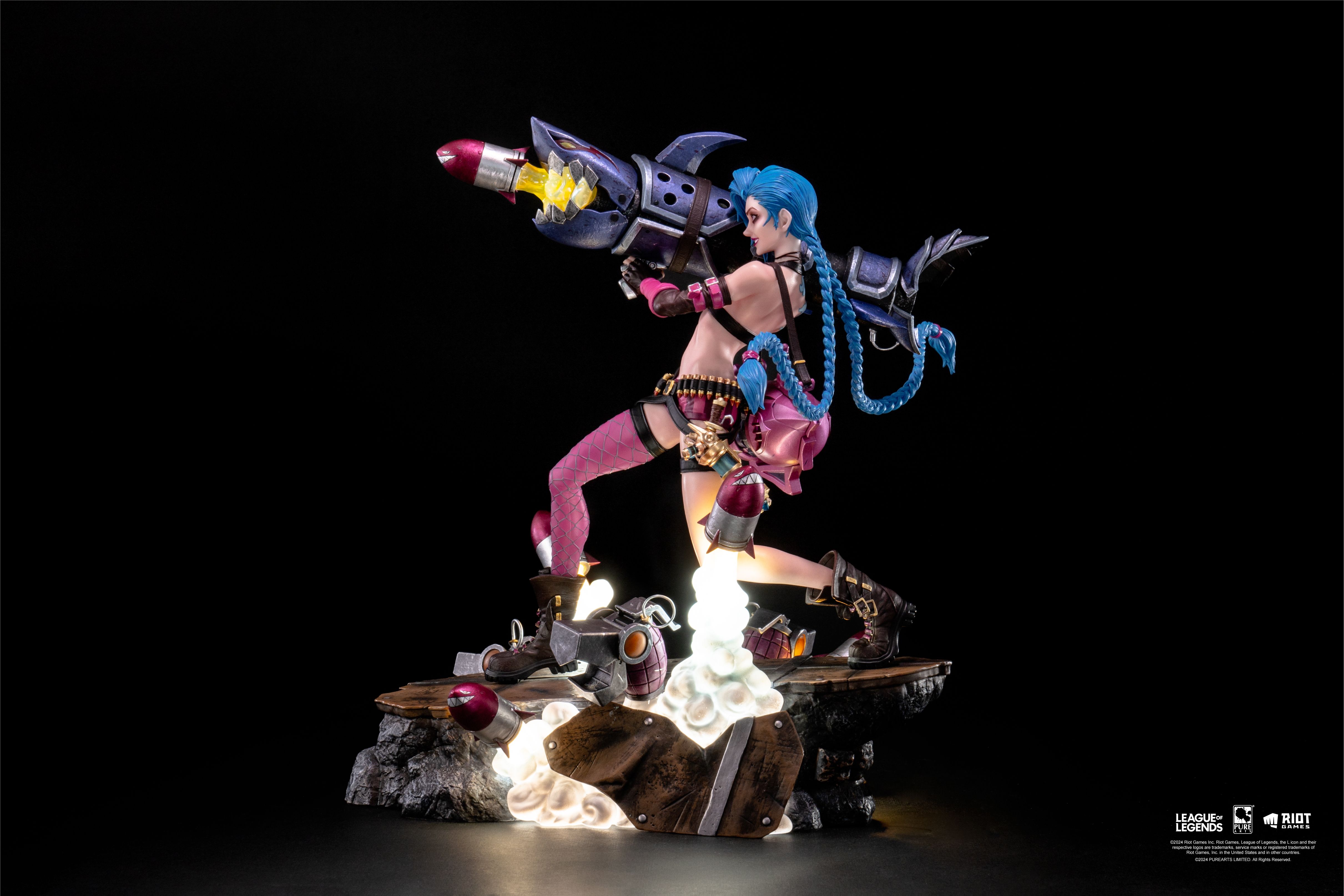 【未開封】League of Legend 【JINX】フィギュア League of Legends, Official 4-Inch Jinx Collectible Figure