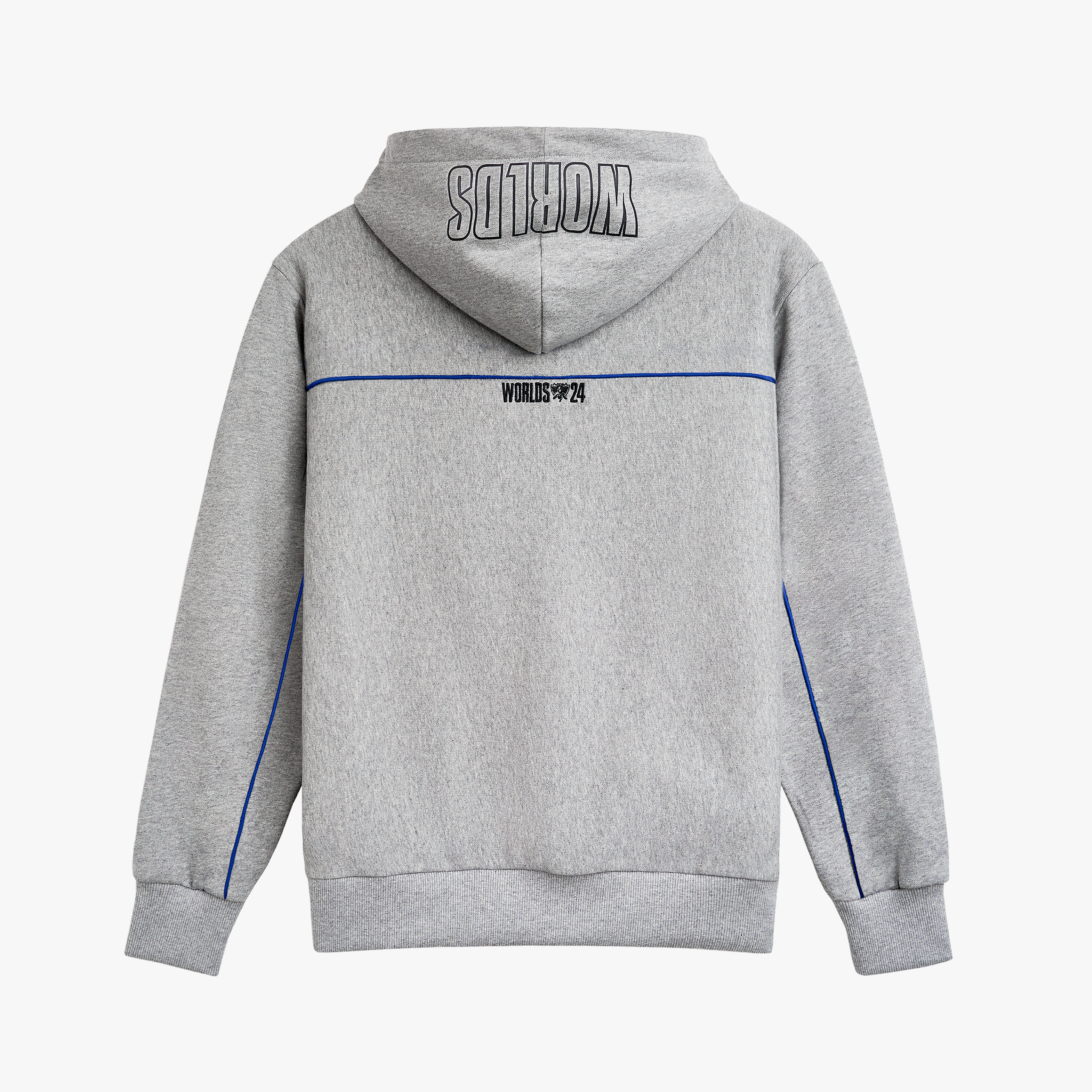 Worlds 2024 Premium Hoodie (Gray) | Riot Games Store