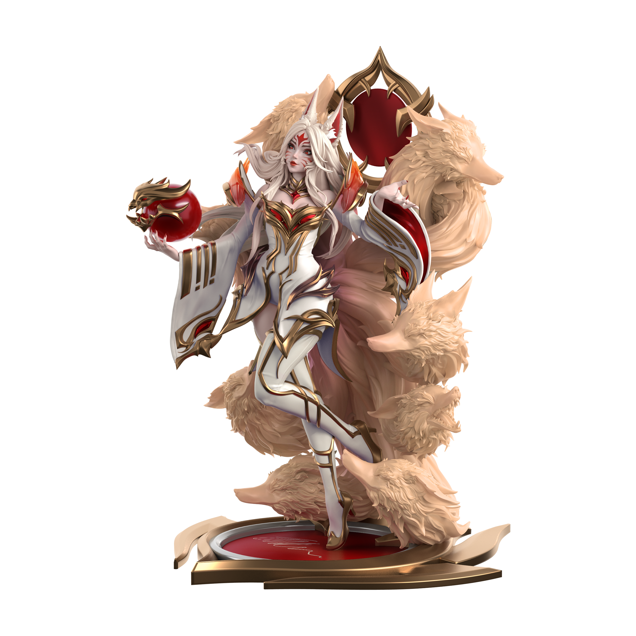 Hall of Legends 2024 Immortalized Legend Ahri 1/6 Statue | Riot Games Store