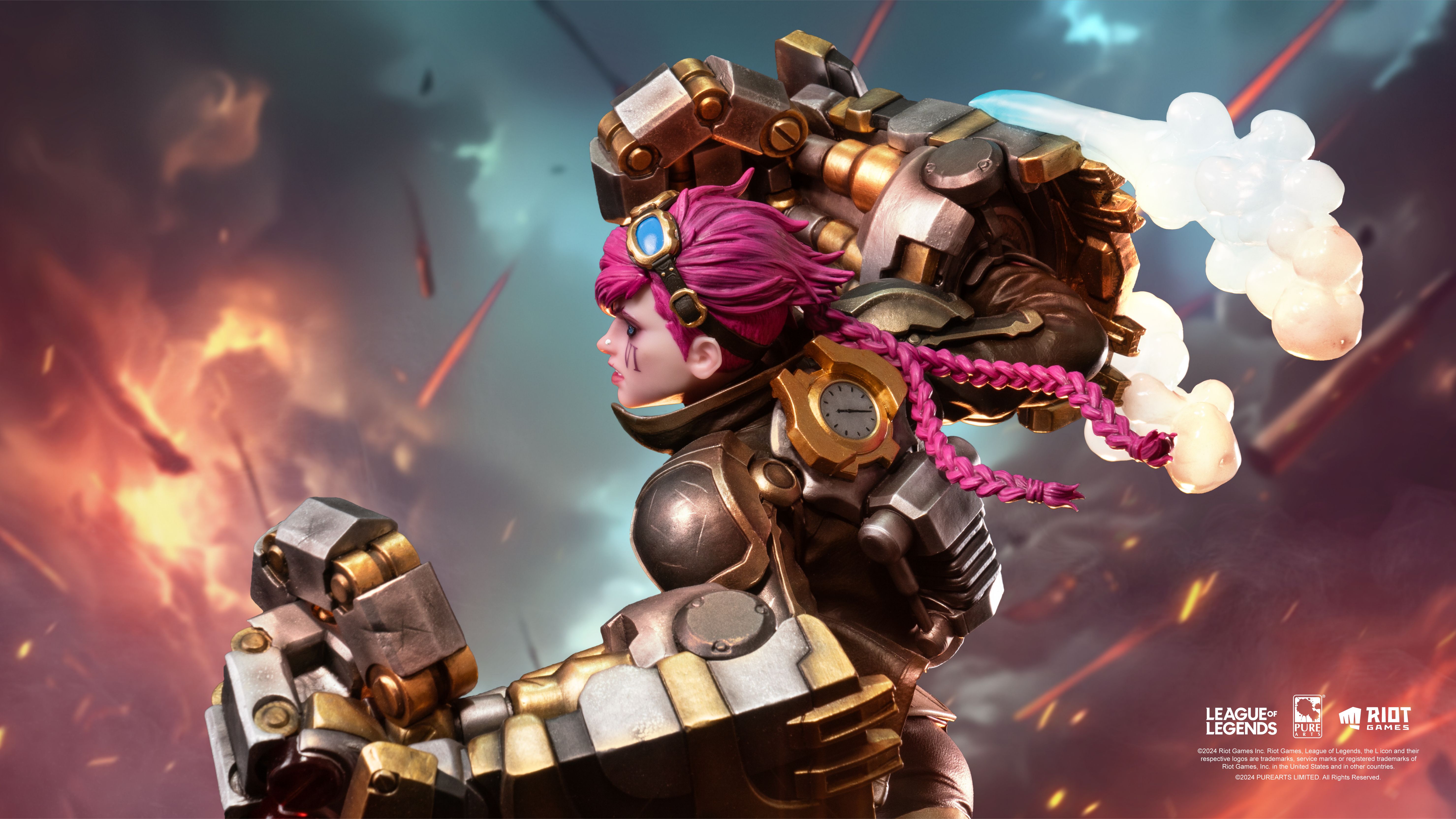 Jinx and Vi Light Up 1/6 Scale Statue Bundle | PureArts