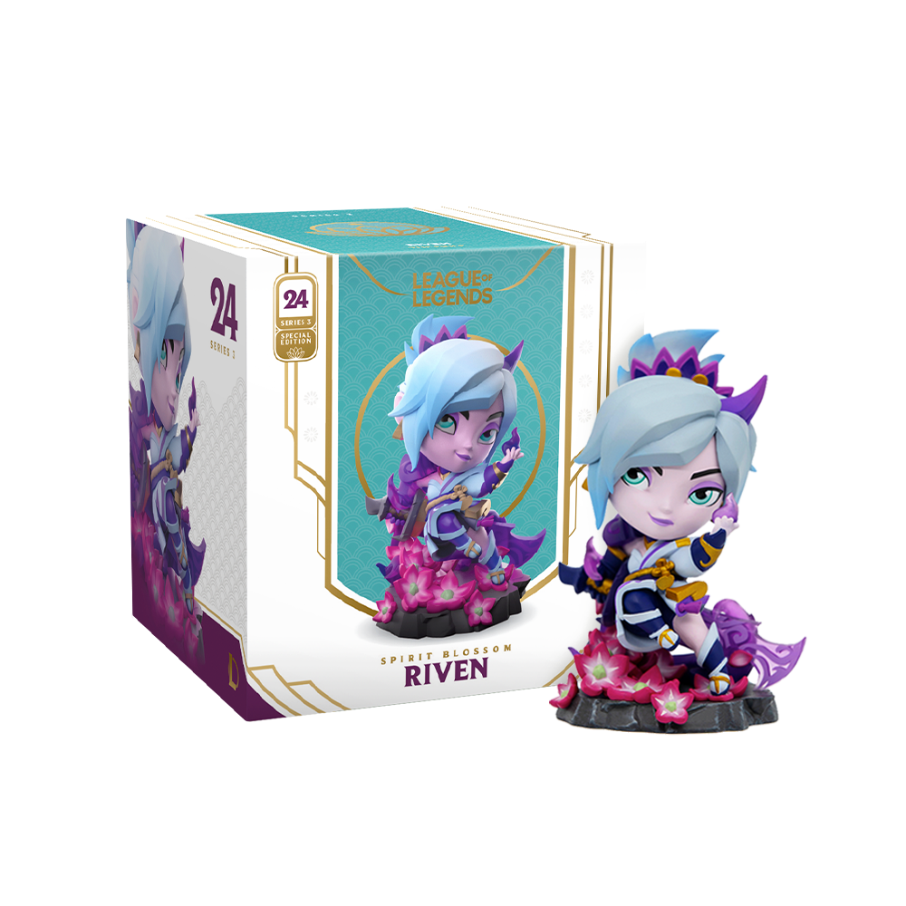 league of legends 秩序の光 リヴェン フィギュア Spirit Blossom Riven Figure | Riot Games Store