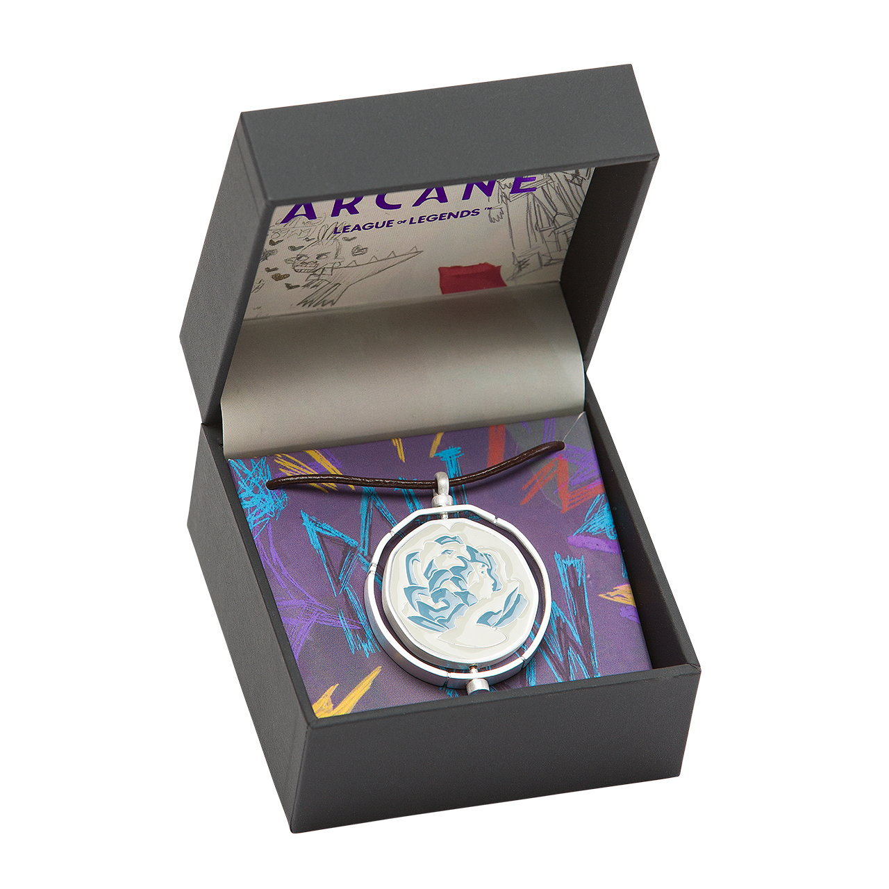 Arcane Blue Rose Necklace | Riot Games Store