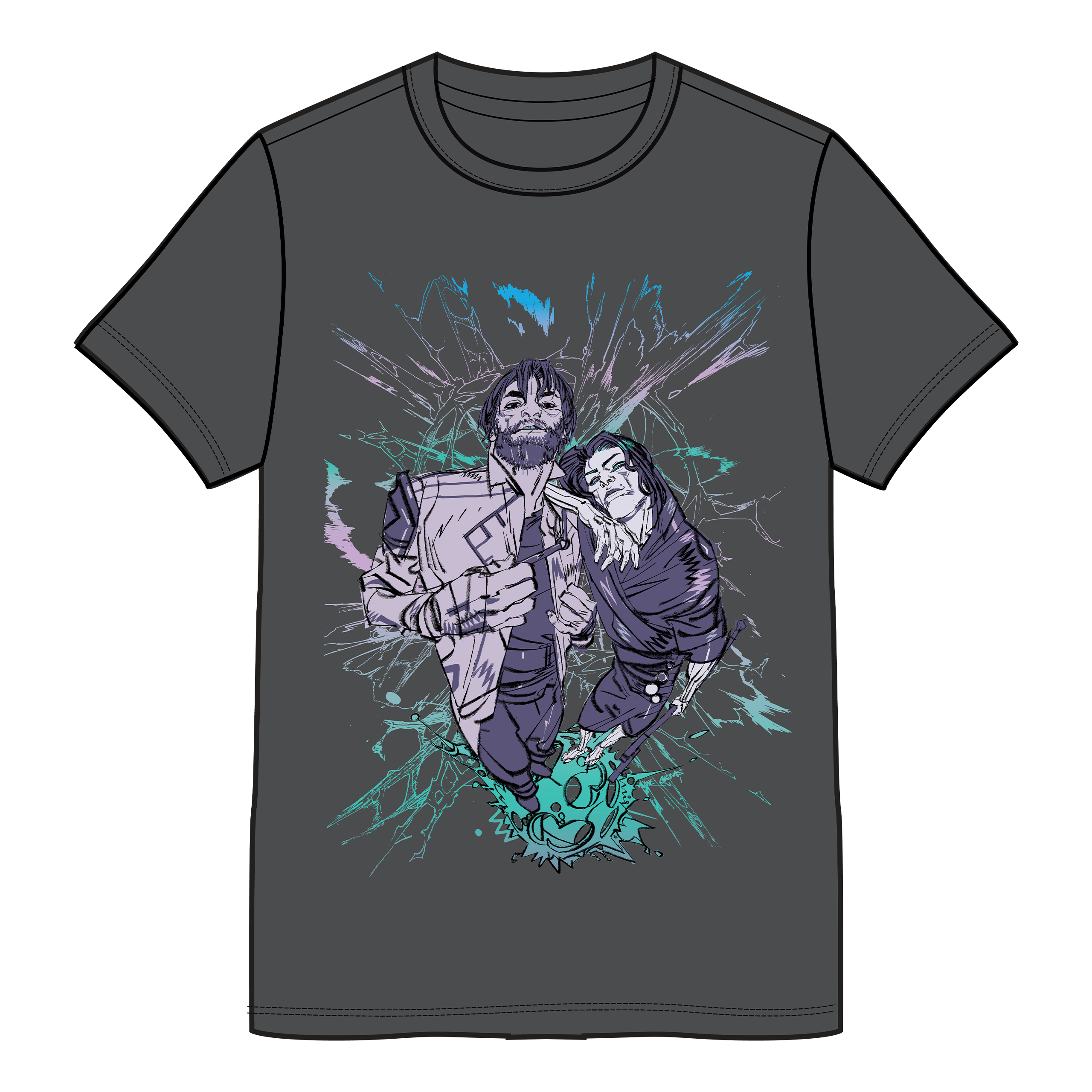 GADID ANONIEM JAYCE / BLACK スウェット Arcane Jayce and Viktor Foil Tee | Riot Games Store