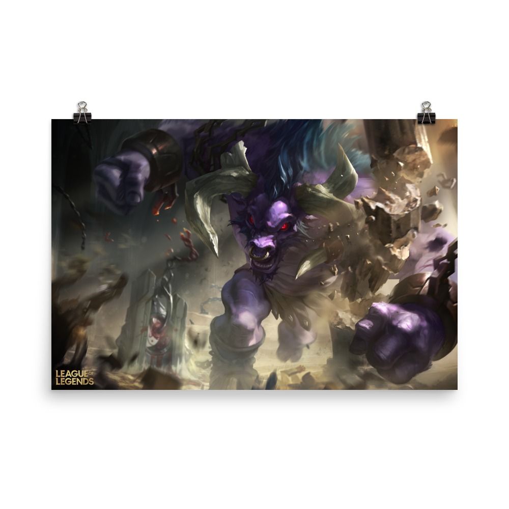 Alistar Posters | Riot Games Store, image size:1000x1000