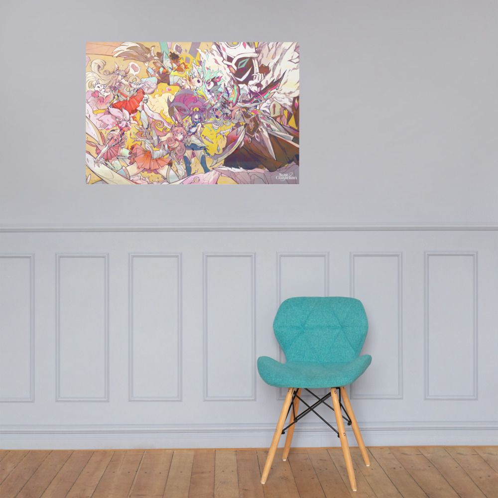 Star Guardian 2022 Manga Group Battle Key Visual Poster | Riot