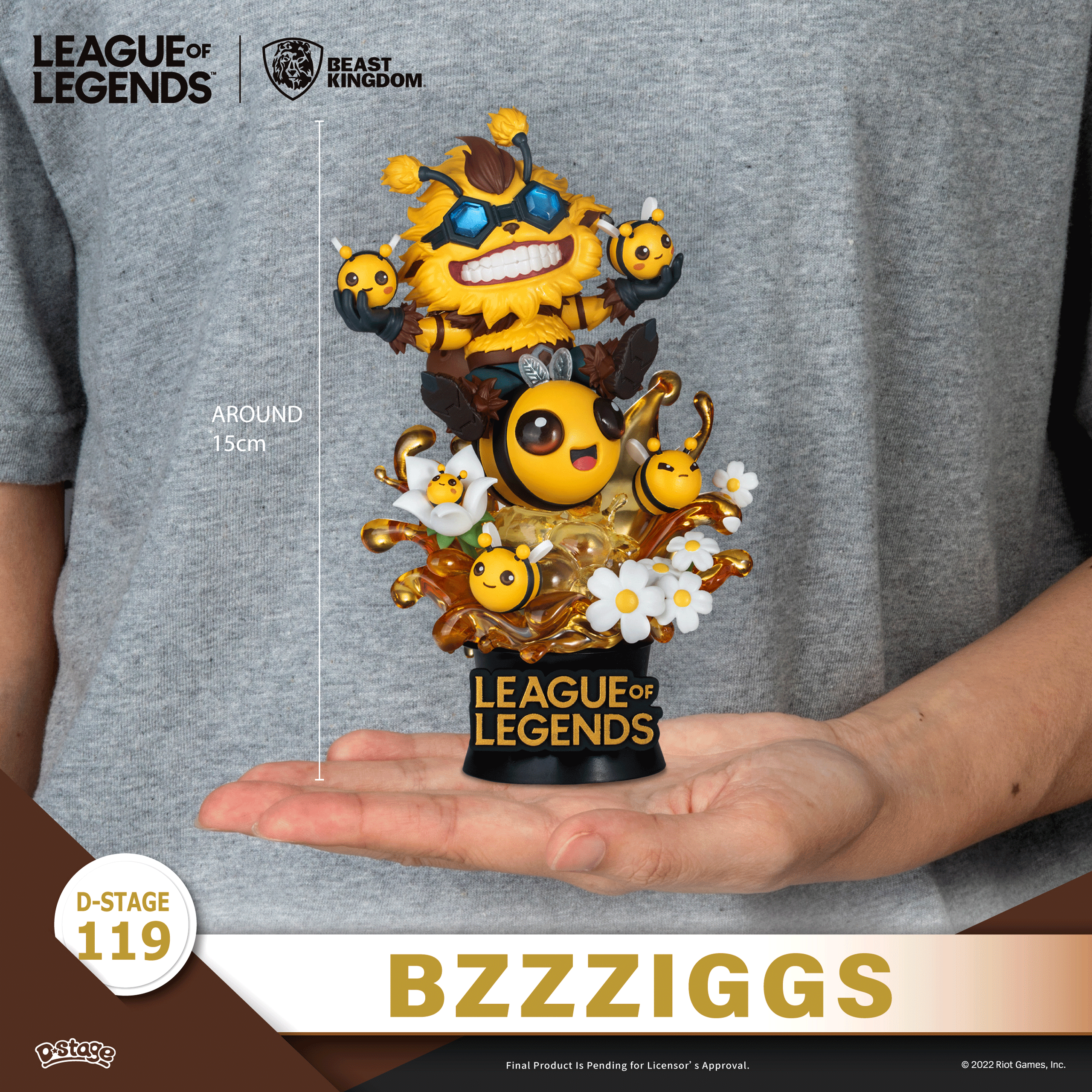 League of Legends BZZZIGGS & BEEMO フィギュア League of Legend Bzzzlggs&Beemo Limited Game PVC Figure Collection