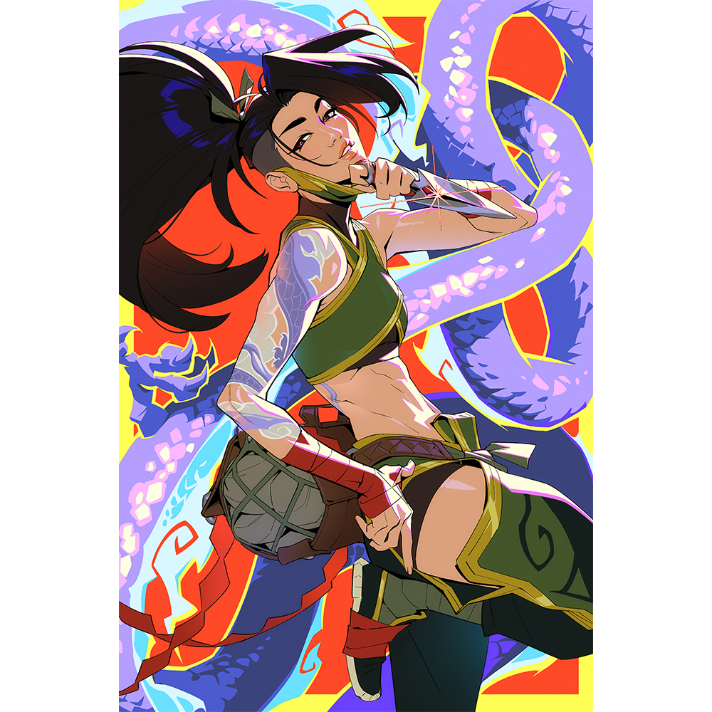 2XKO Akali Art Prints | Riot Games Store