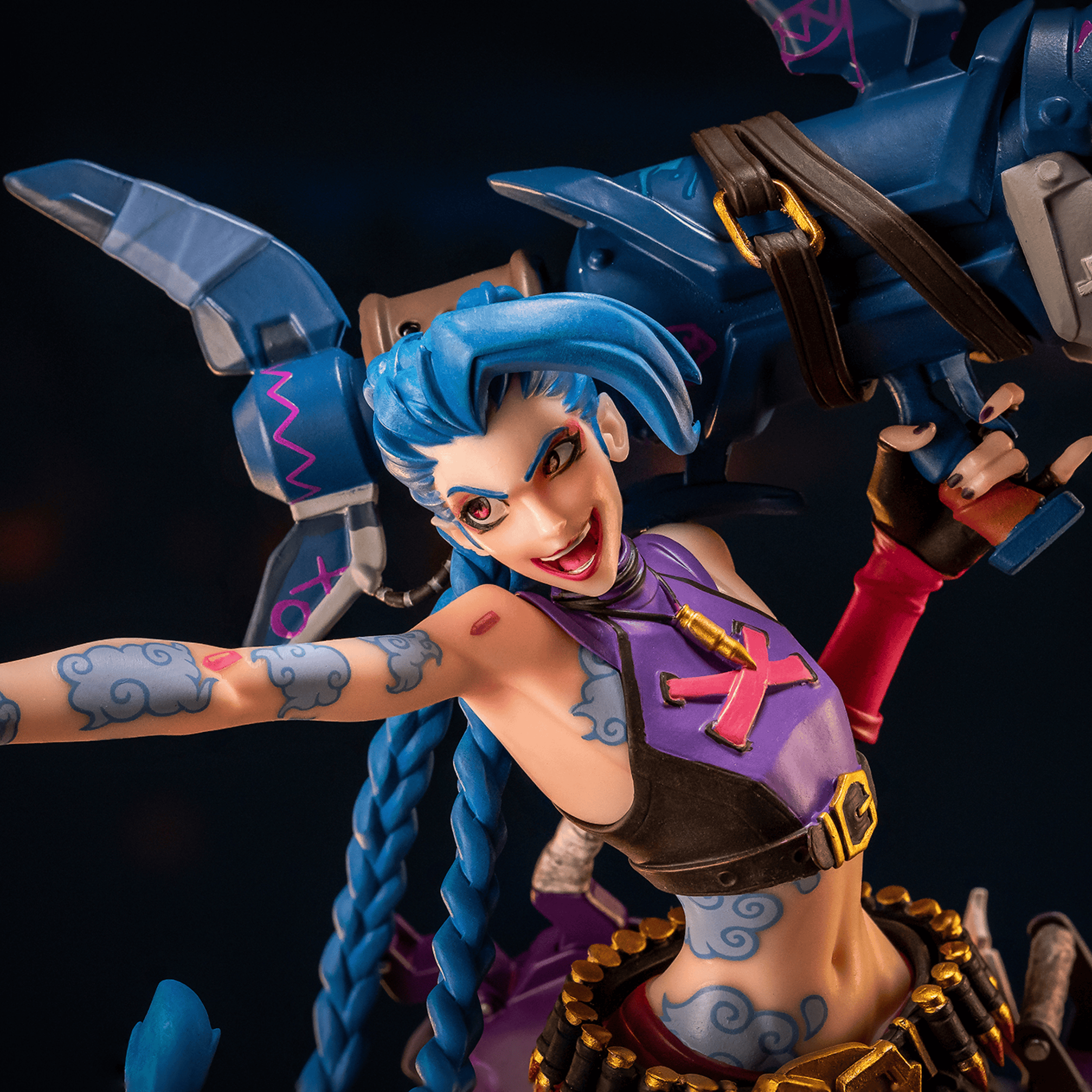 2XKOᵀᴹ Ahri and Ekko + Jinx and Warwick 1/10 Scale Statue Bundle