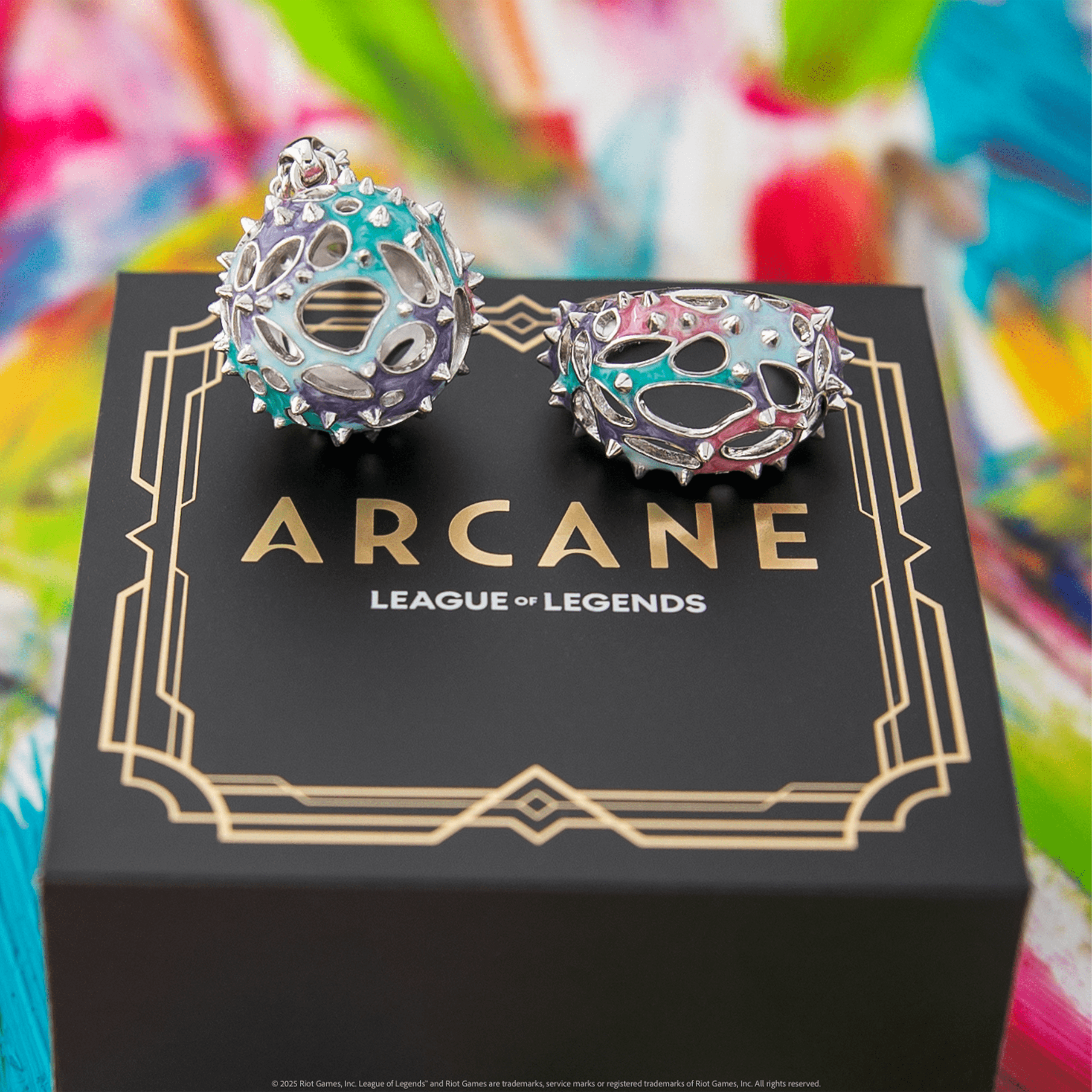 Lot De Badges Arcane – Métal, Tailles Uniques, Personnages Et Symboles Piltover/Zaun, Cadeau Fan