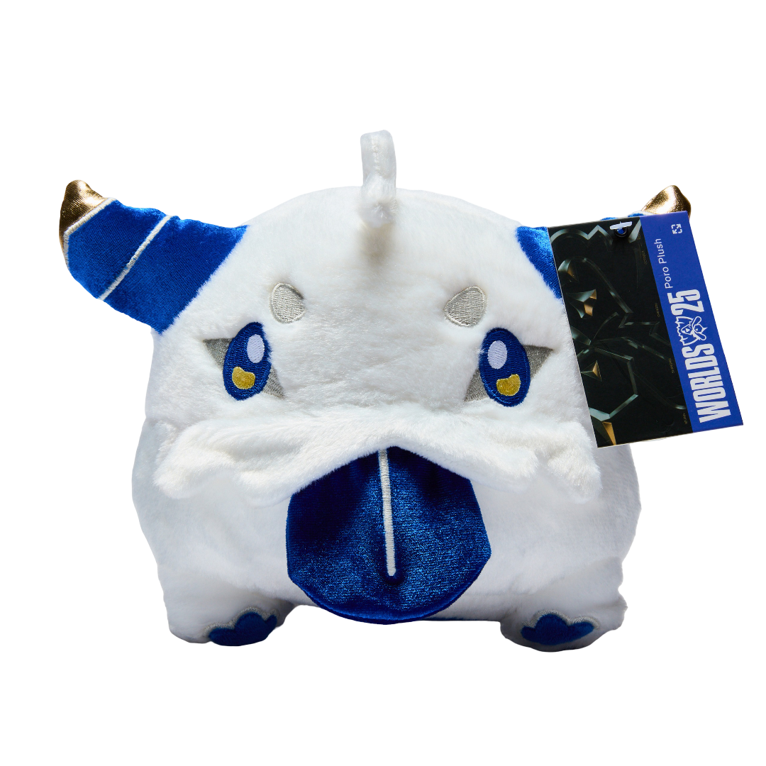 アイドル Permpoon LOL2025 Worlds 2025 Poro Plush | Riot Games Store