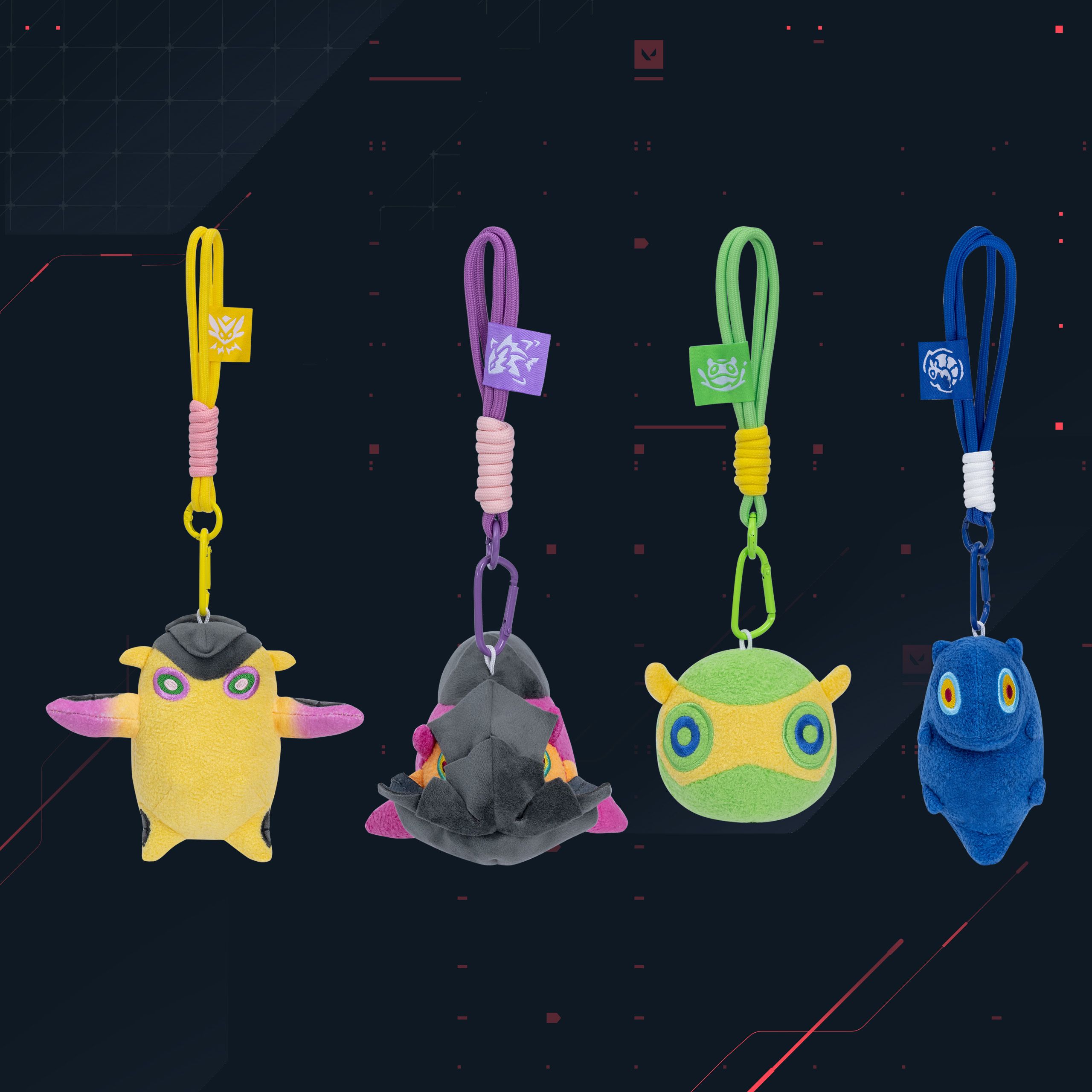 Gekko's Creatures Plush Keychain Set | Riot Games Store