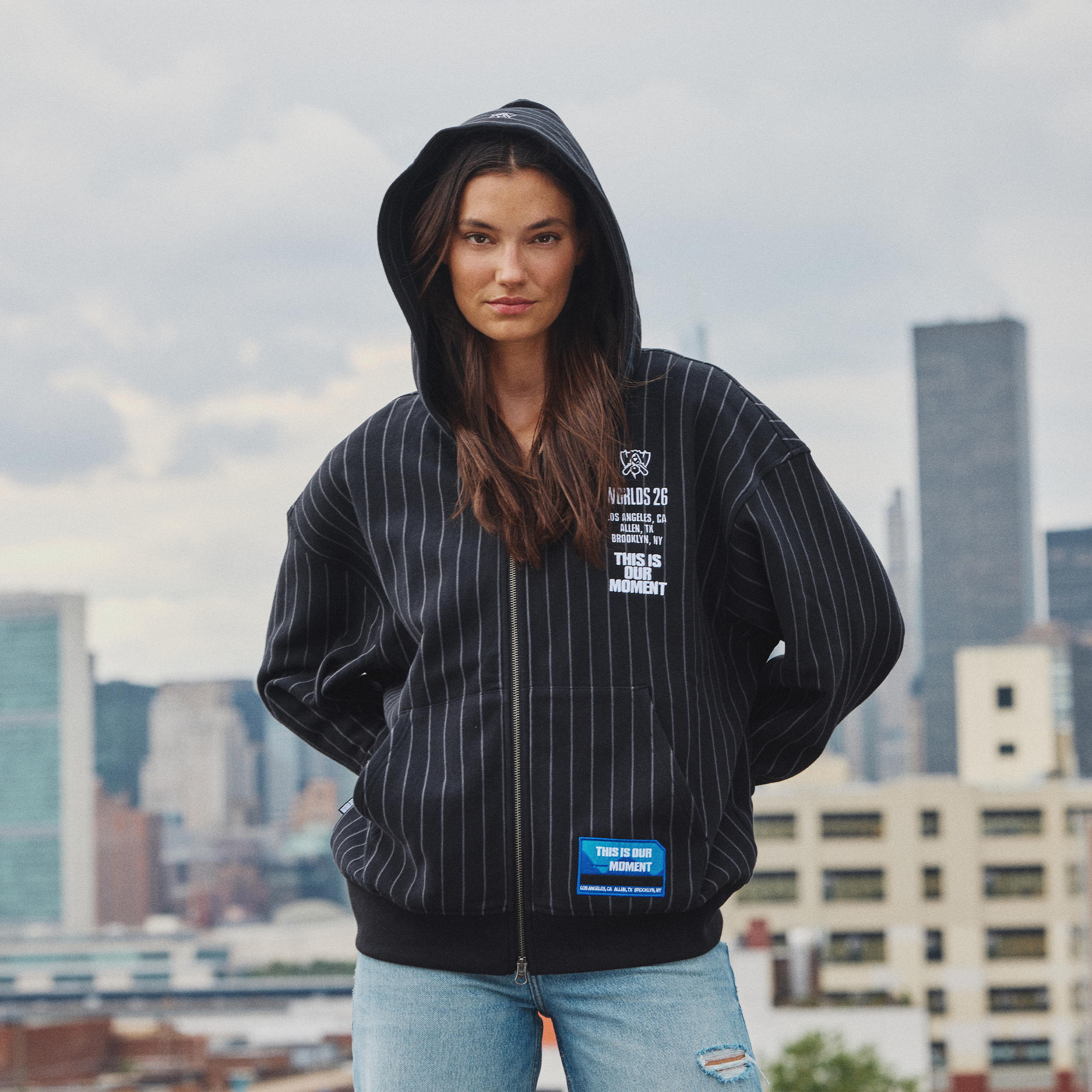Worlds 2026 Black Zip Hoodie | Riot Games Store