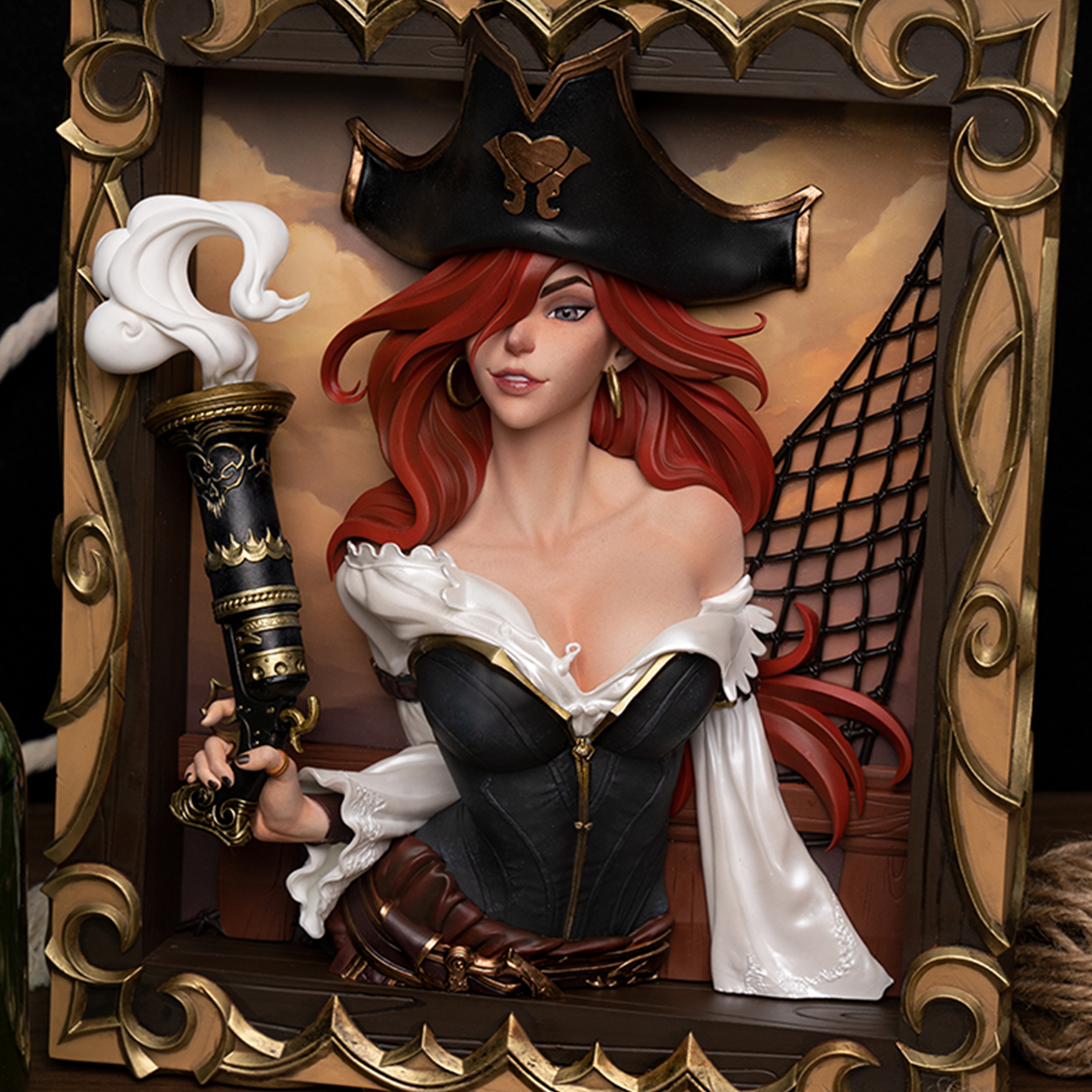 Cadre 3D Infinity Studio – The Bounty Hunter Miss Fortune, League Of Legends