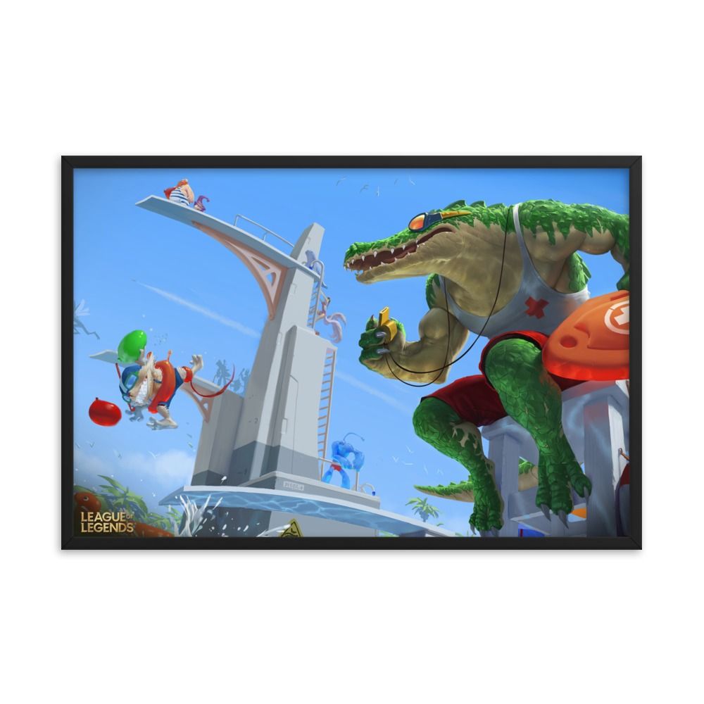 Riotan★オーダーページ★ Xayah & Rakan Colour & Lines Tee (Unisex) | Riot Games Store