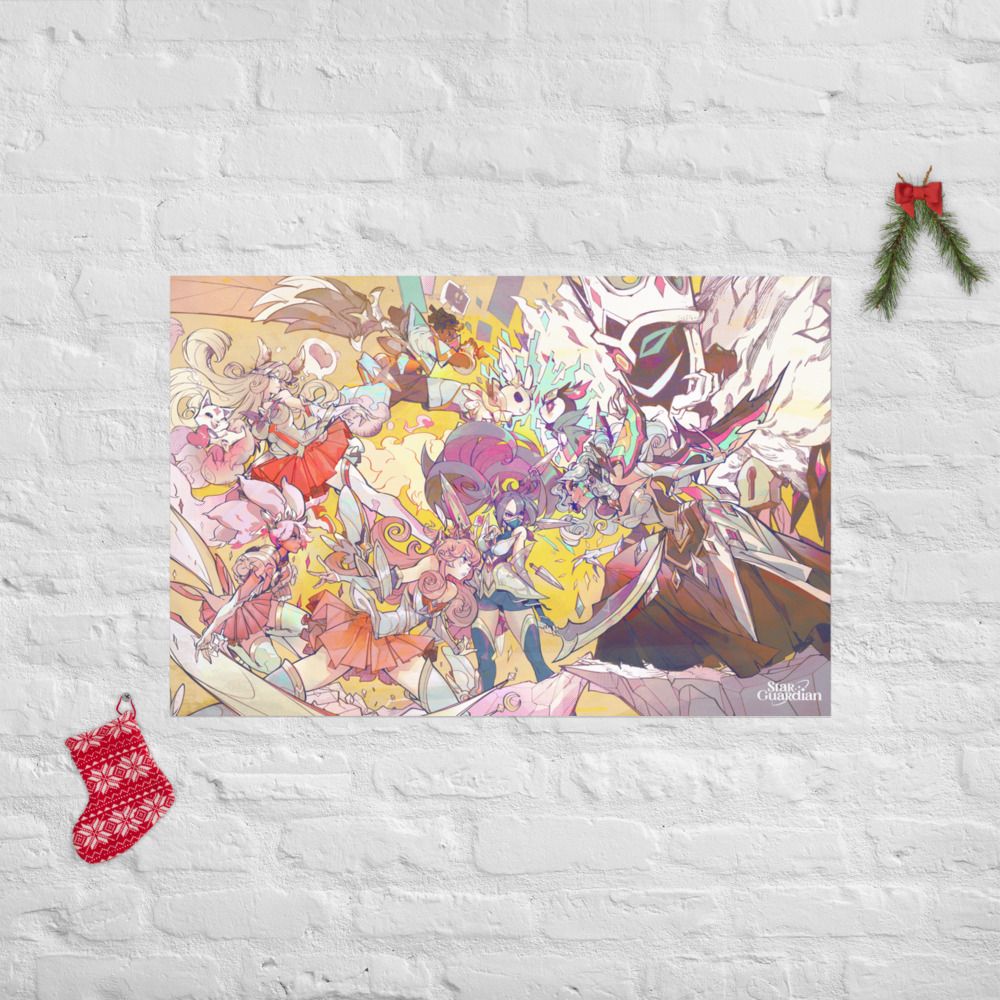 Star Guardian 2022 Manga Group Battle Key Visual Poster | Riot