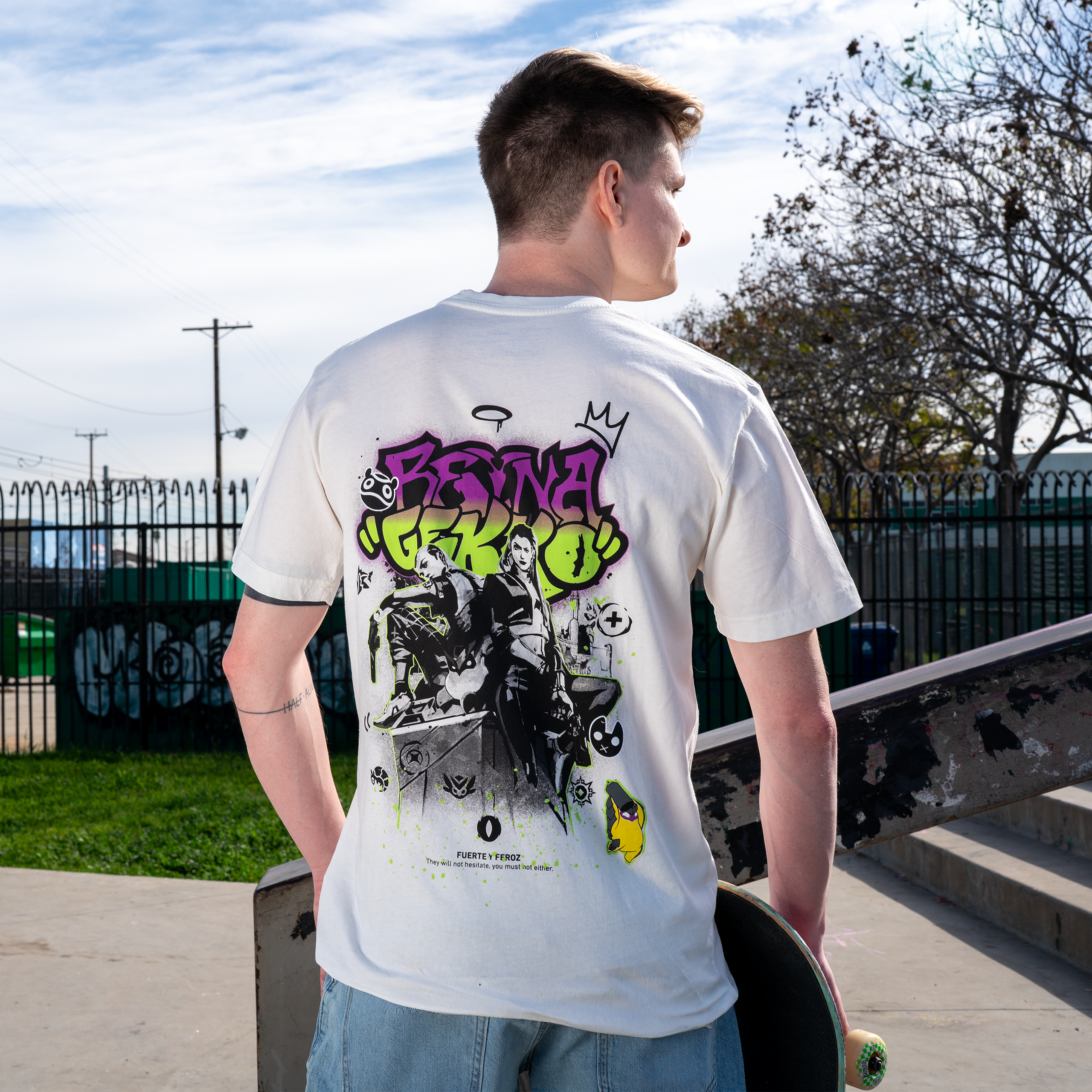VALORANT Reyna and Gekko Graffiti Tee | Riot Games Store