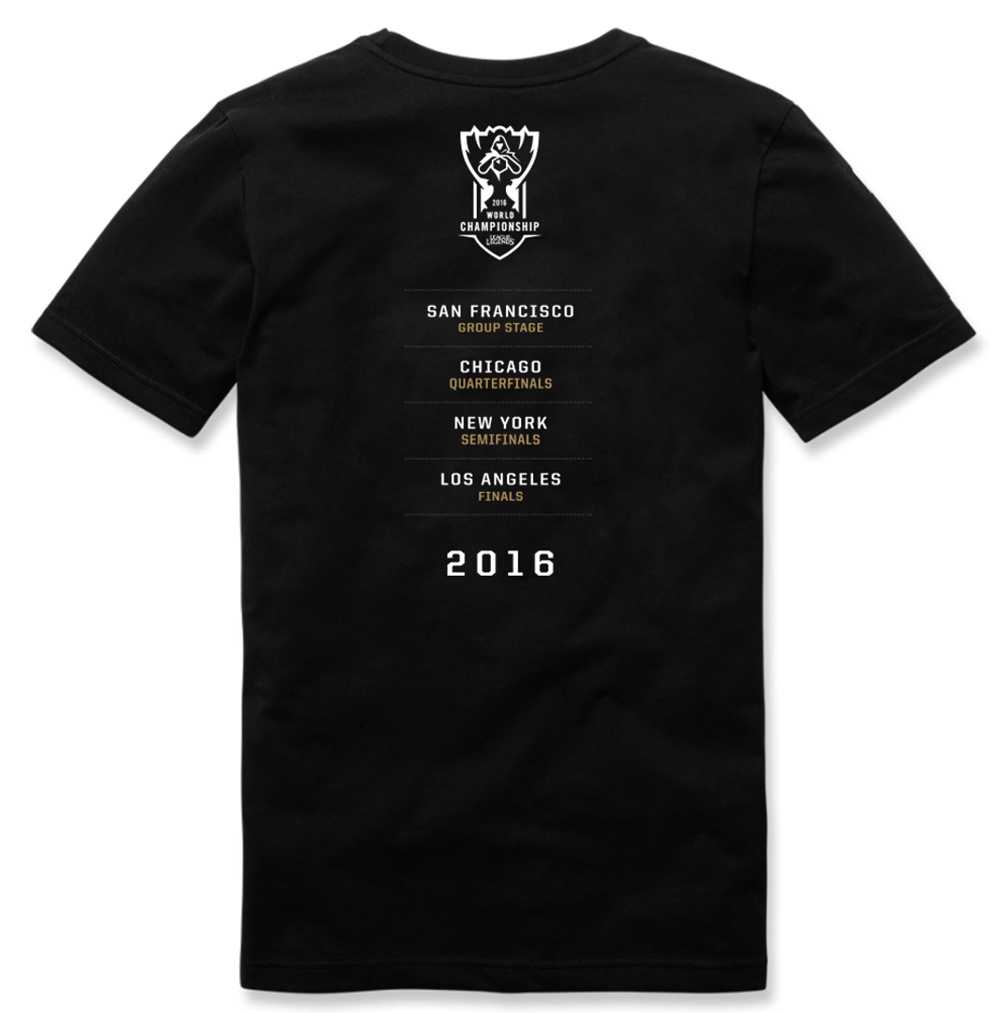 2016 Worlds Tee (Unisex) | Riot Games Store