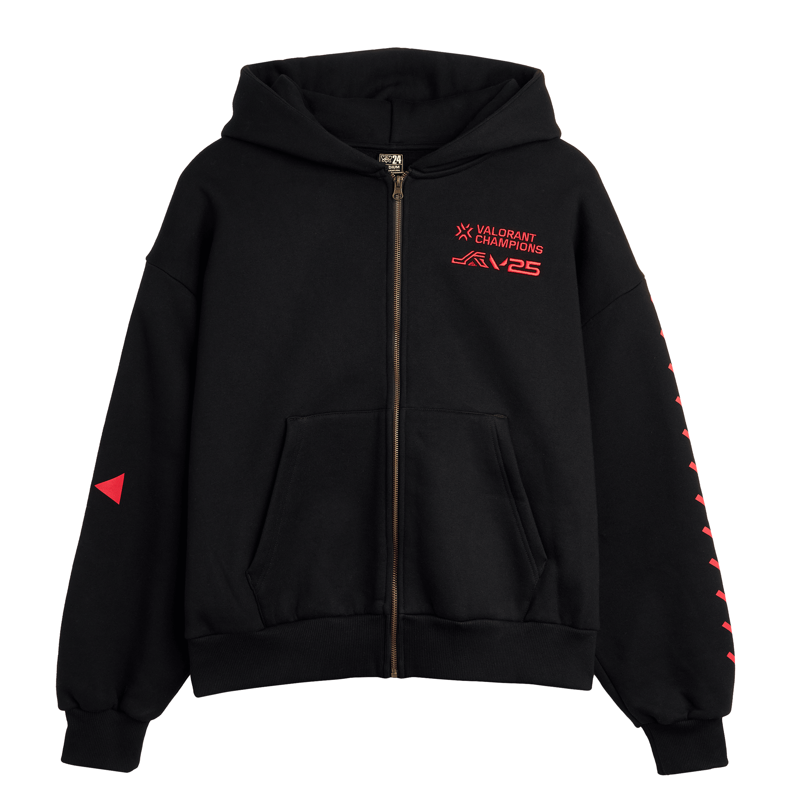 トップス VR valorant champions hoodie ON Hoodie VR x VALORANT CHAMPIONS XL COTTON Black SOLID Used