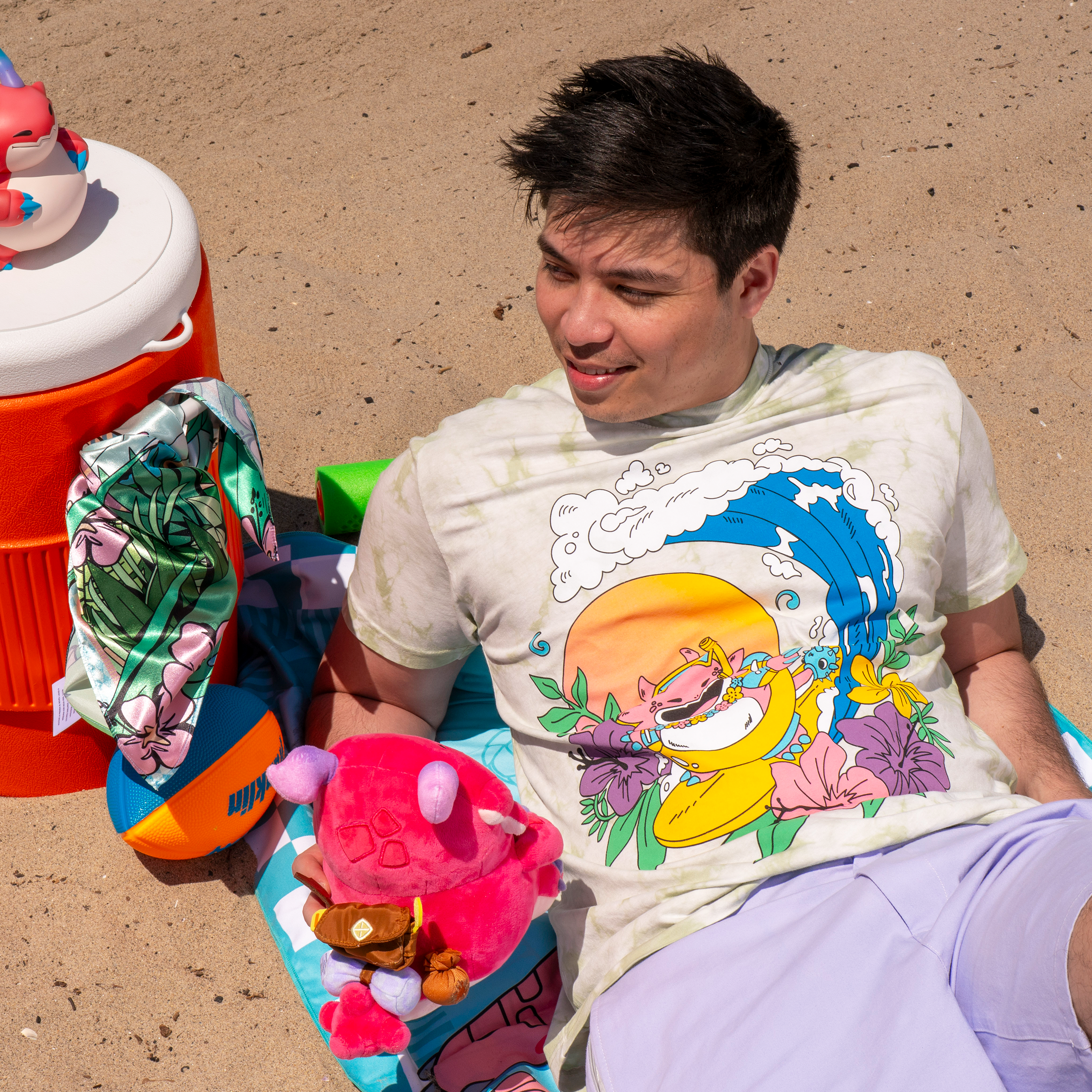 Teamfight Tacticsᵀᴹ Splash Town Choncc Tie Dye Tee | Riot Games
