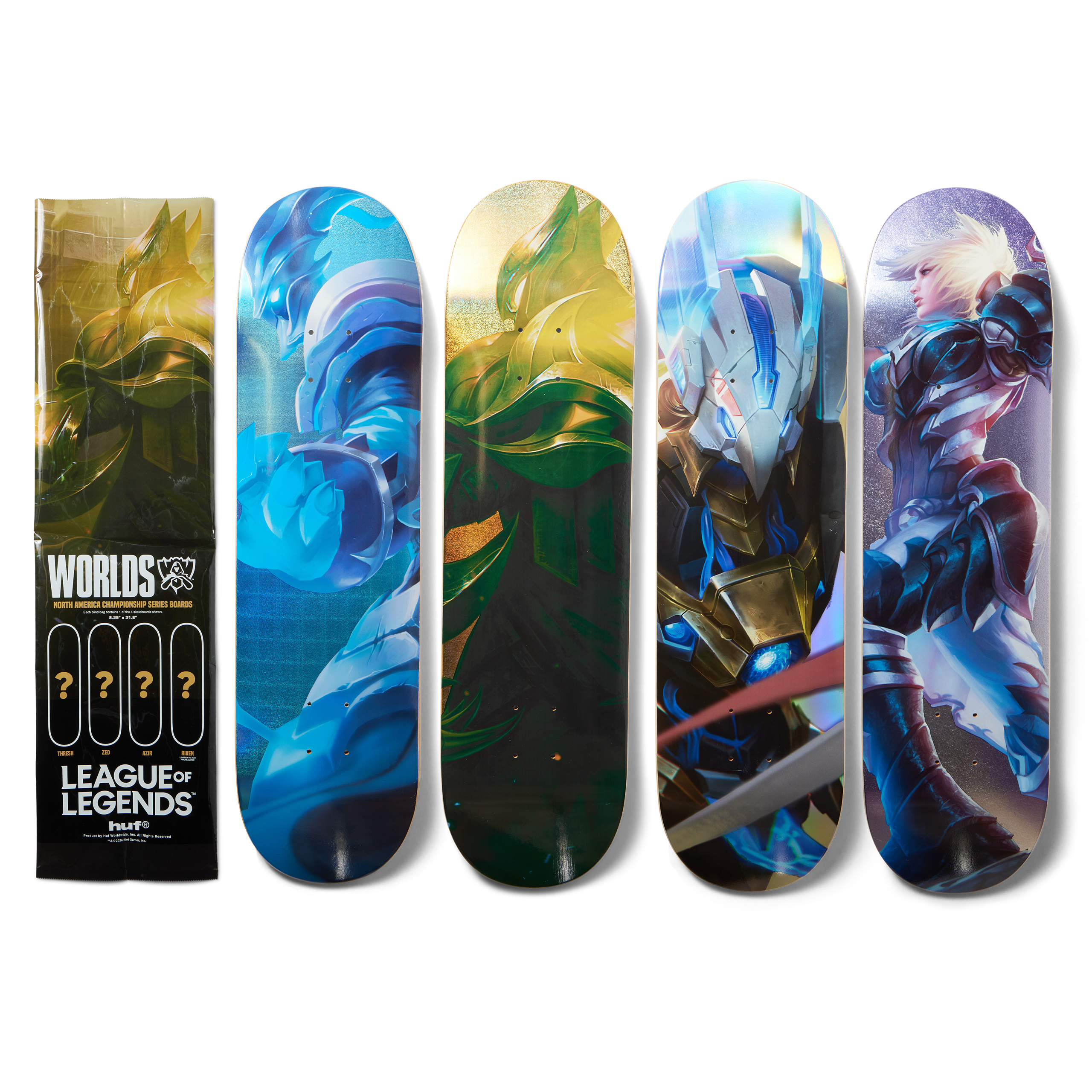 huf® x Worlds 2026 Skateboard Deck Blind Box | Riot Games Store