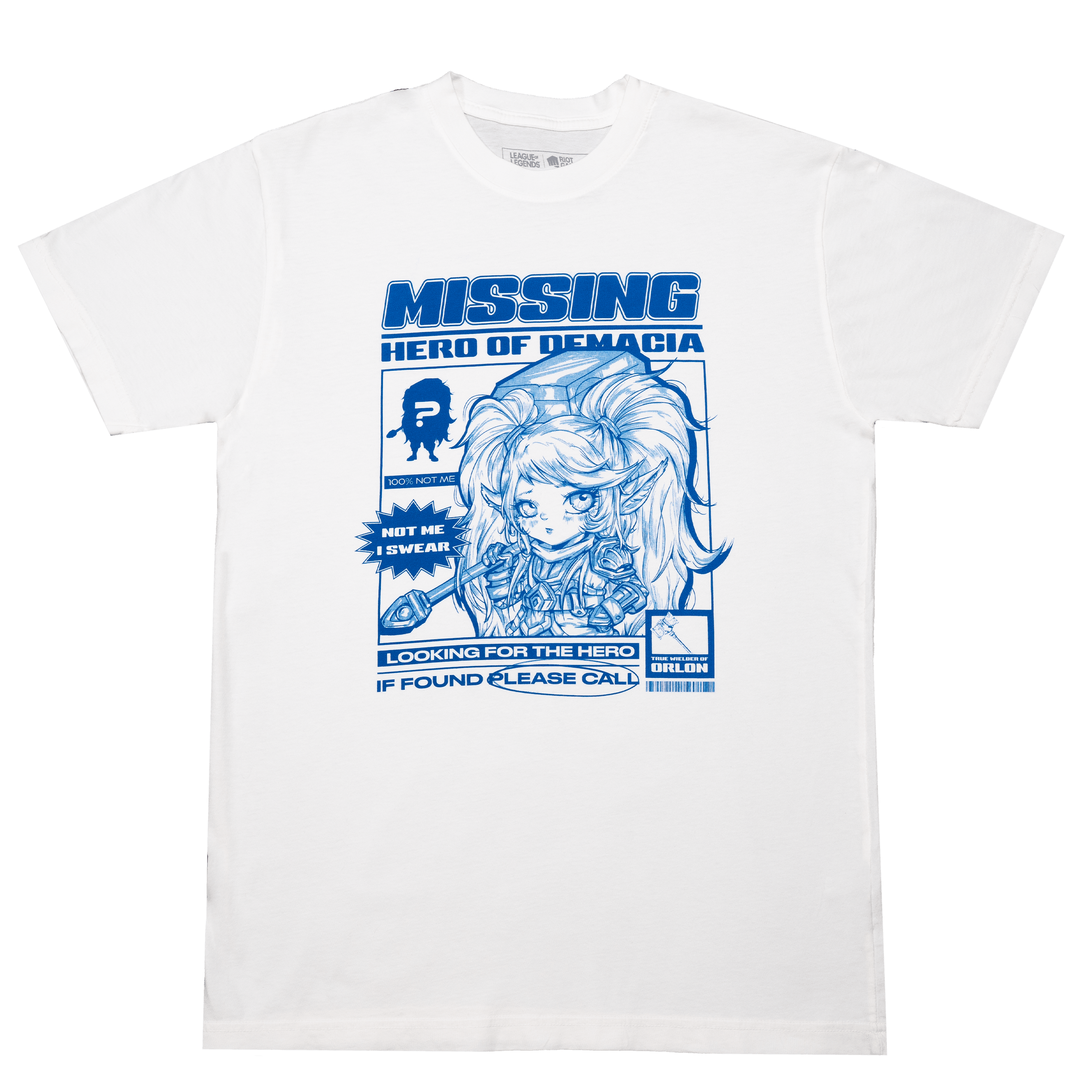 Poppy Missing Hero Tee | Riot Games Store
