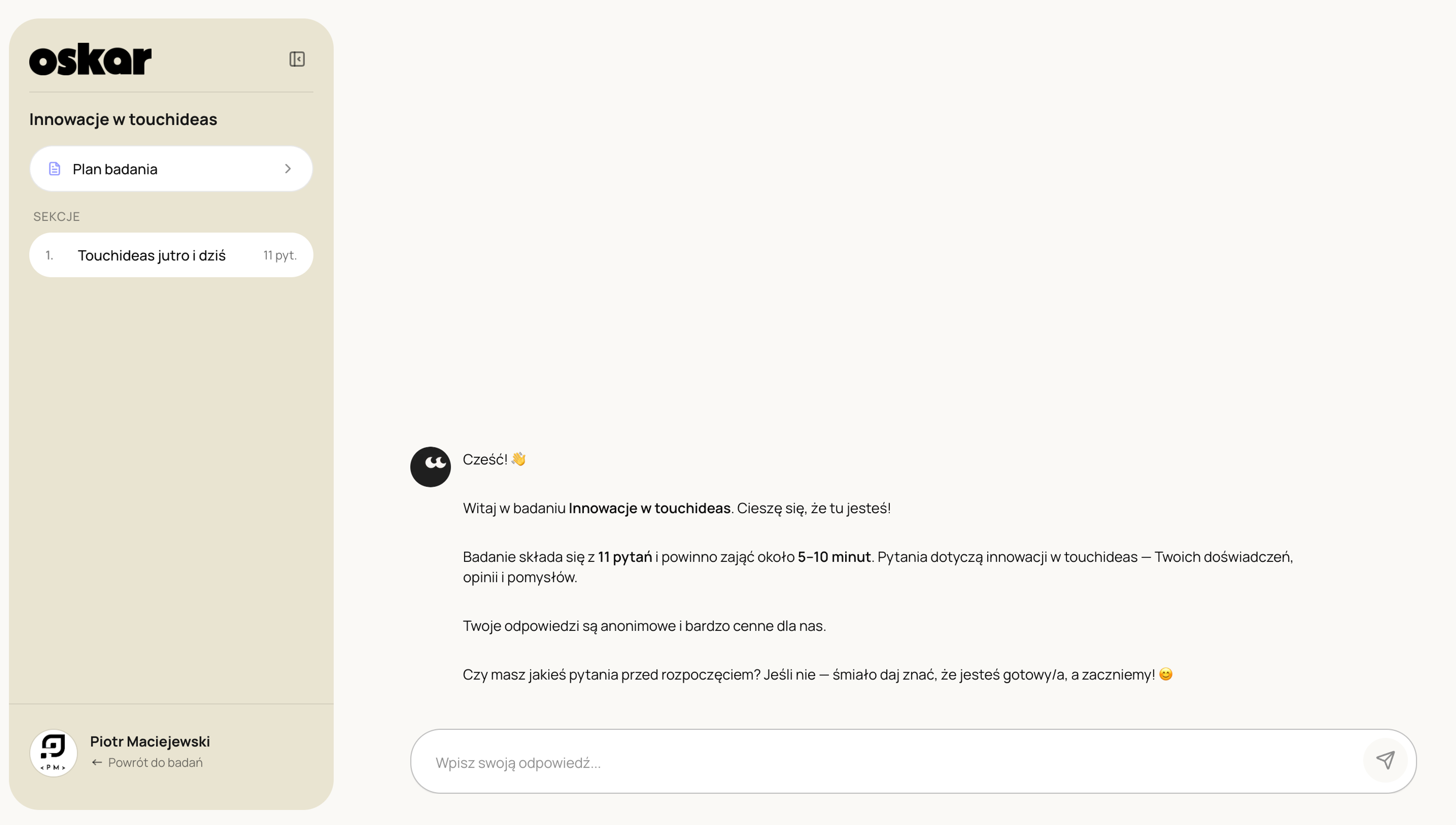 Oskar Collective Intelligence preview