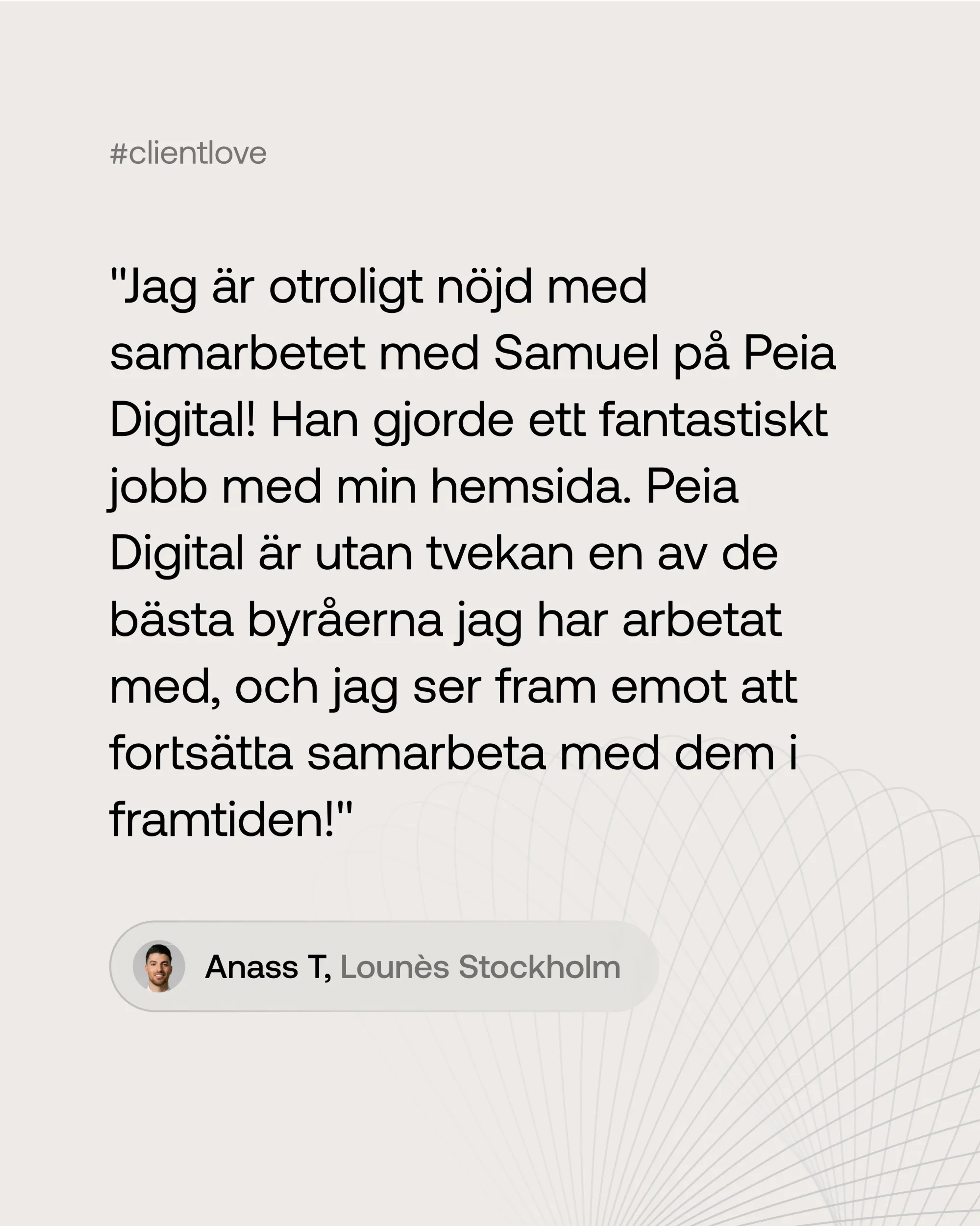 Lounes Stockholm