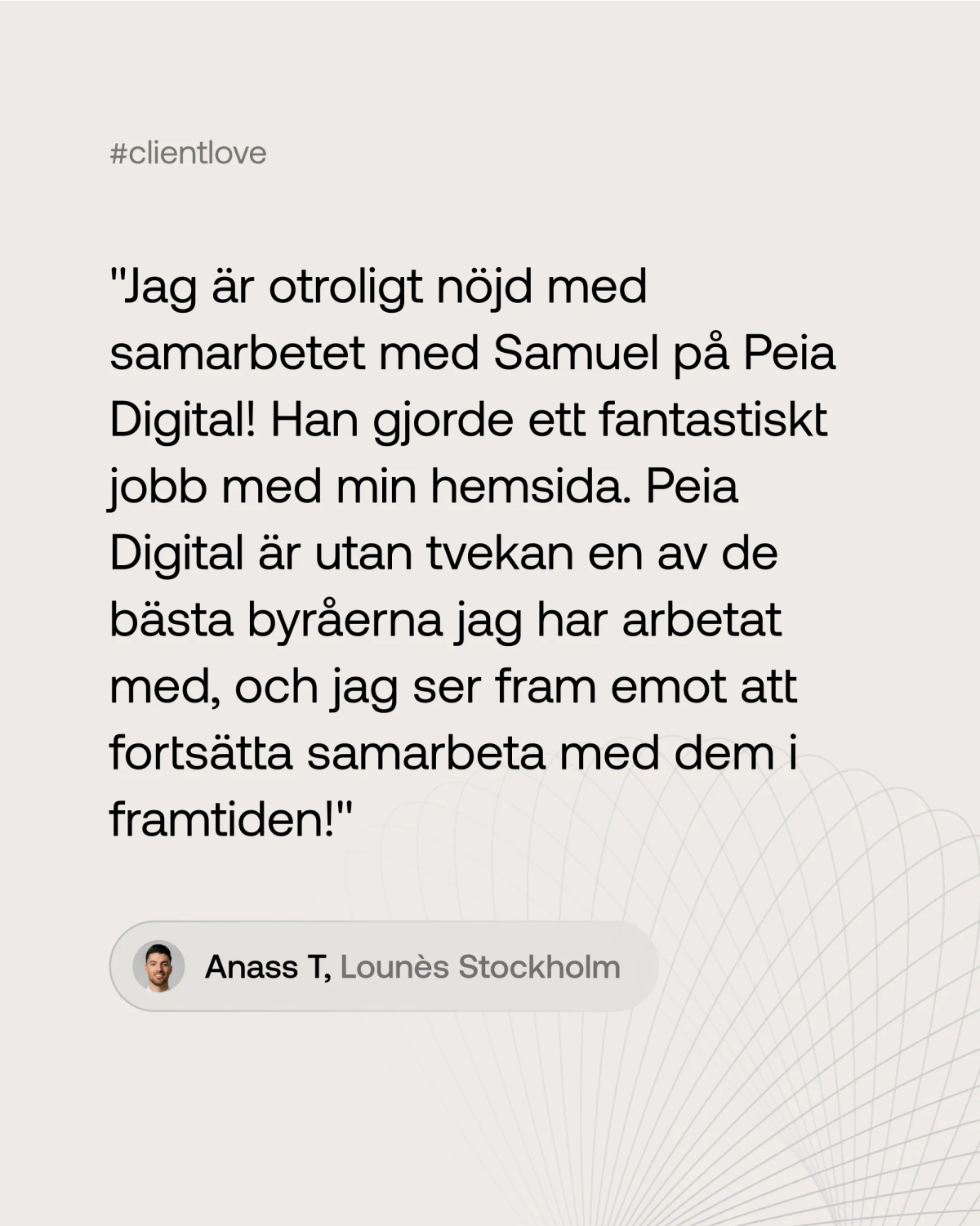 Lounes Stockholm