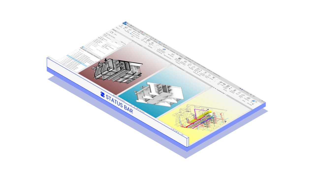 How to add custom buttons to the Revit Status bar