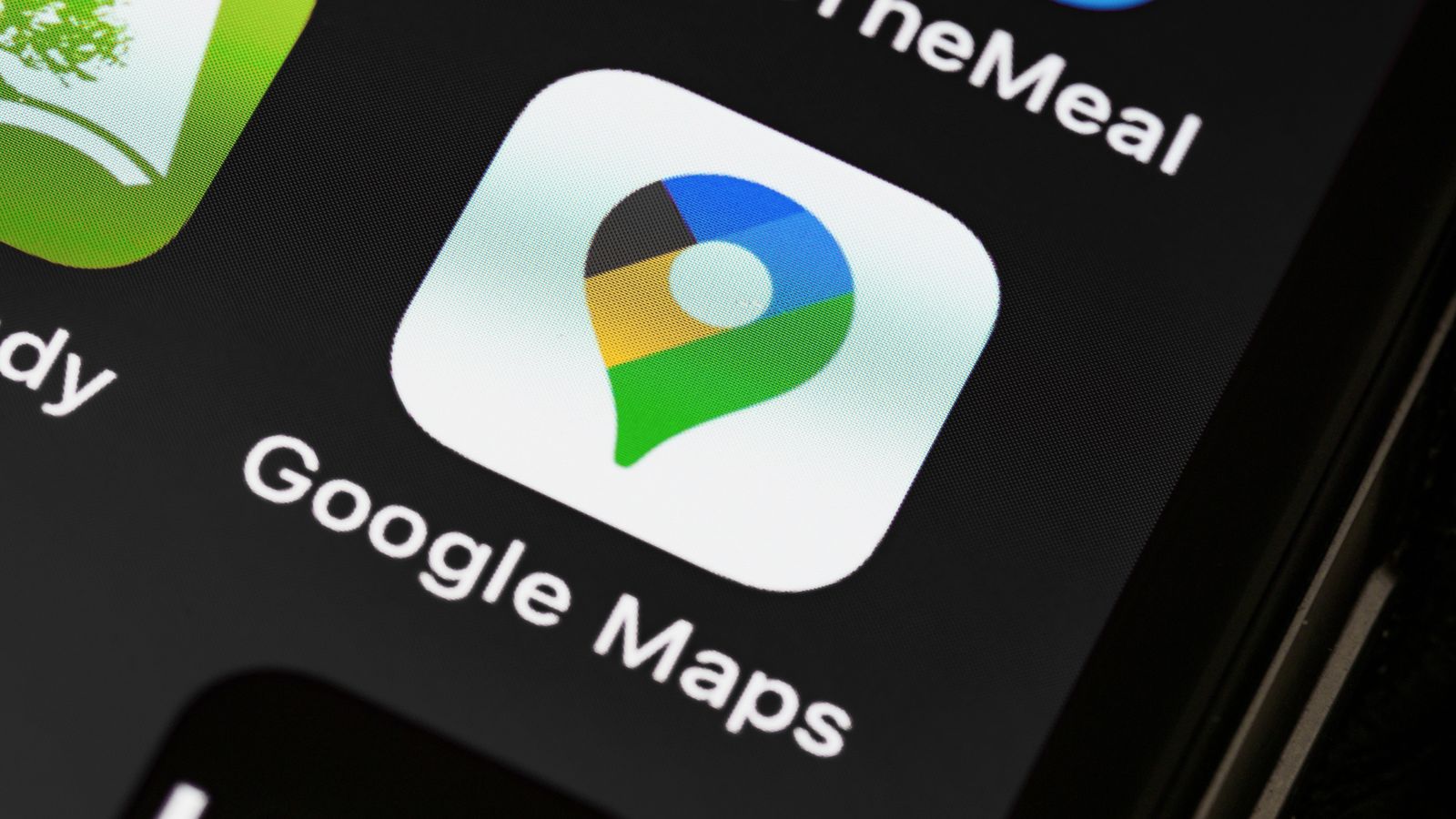 Smartphone mit Google-Maps-App