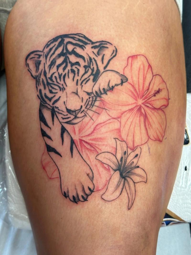 Tiger Black and white