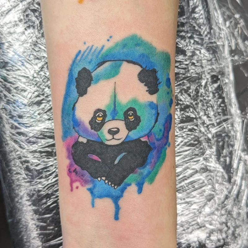 Watercolour Panda