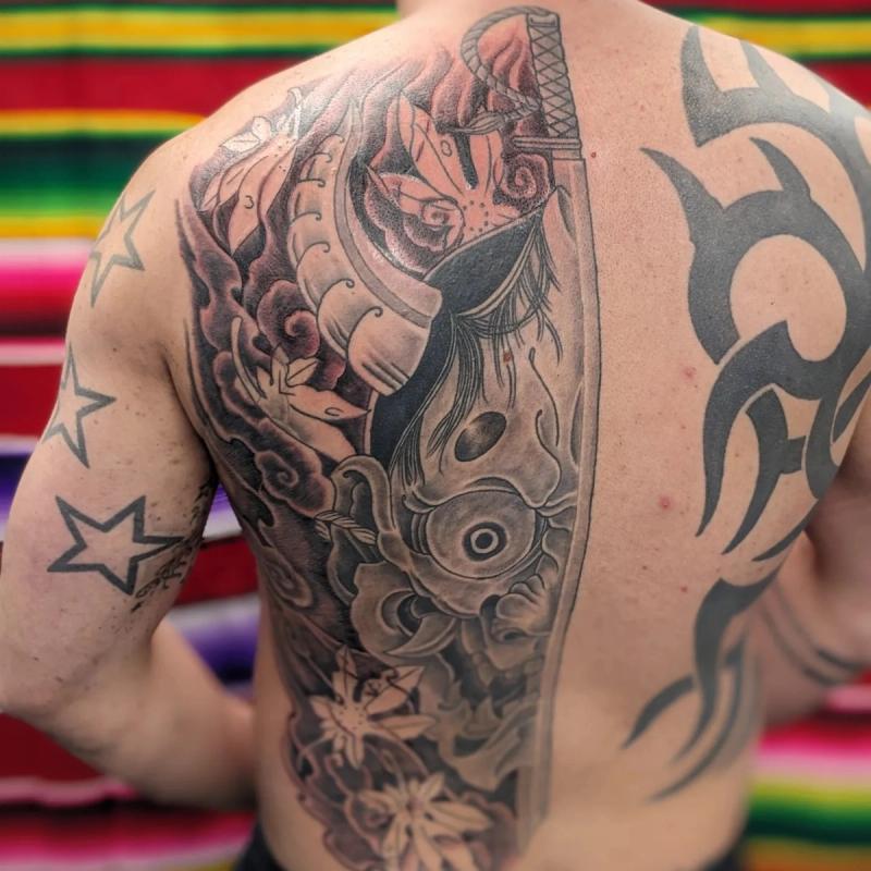 Japanese Back Tattoo
