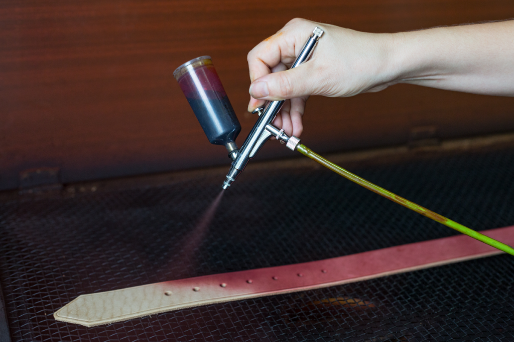 Tintura con aerografo