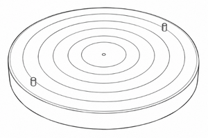 plato del torno cerámica