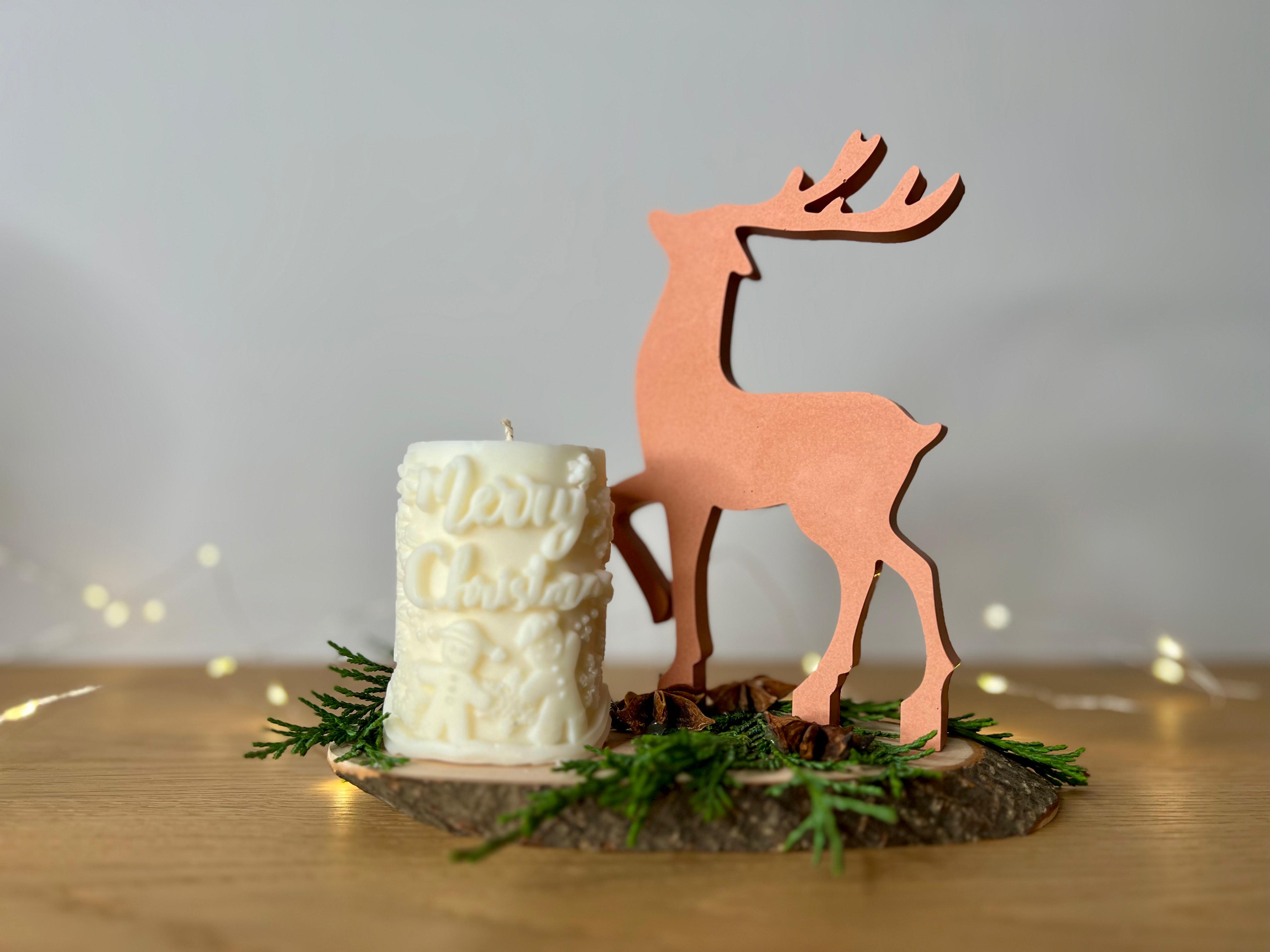 Creare un centrotavola natalizio con la Jesmonite: il tutorial di Diecizerocinque Candele