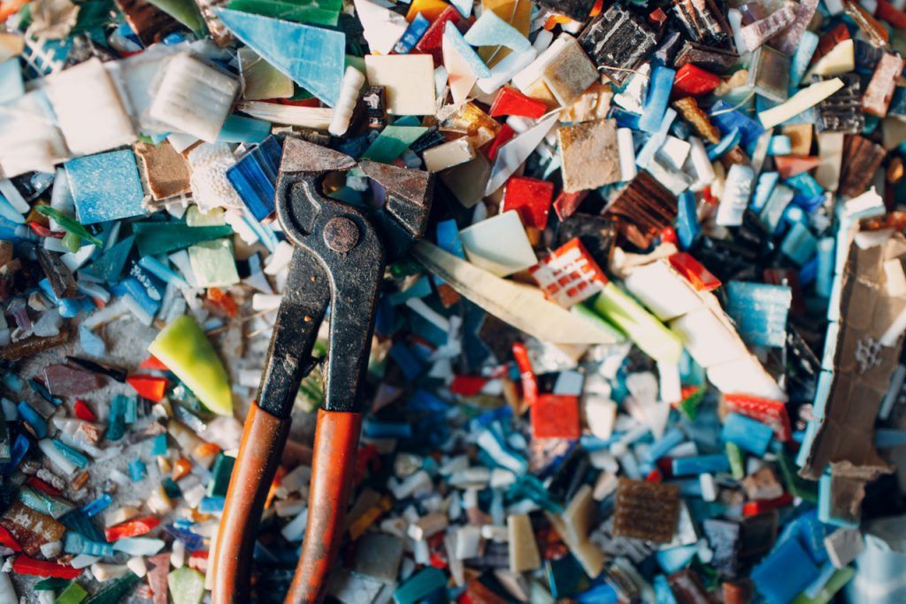 Pinza tagliatessere per mosaico