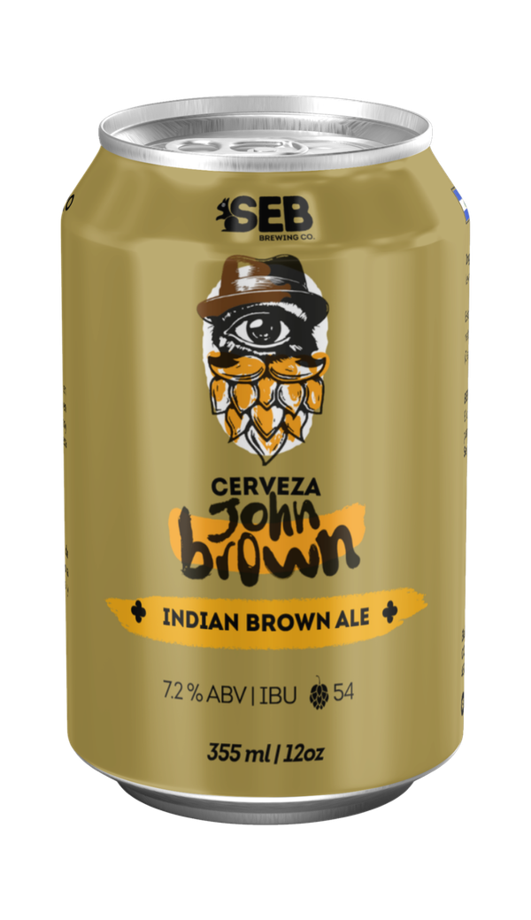 Botella de cerveza JOHN BROWN