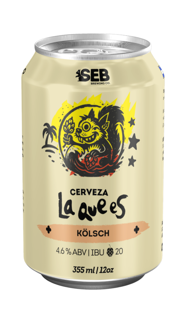 Botella de cerveza LA QUE ES