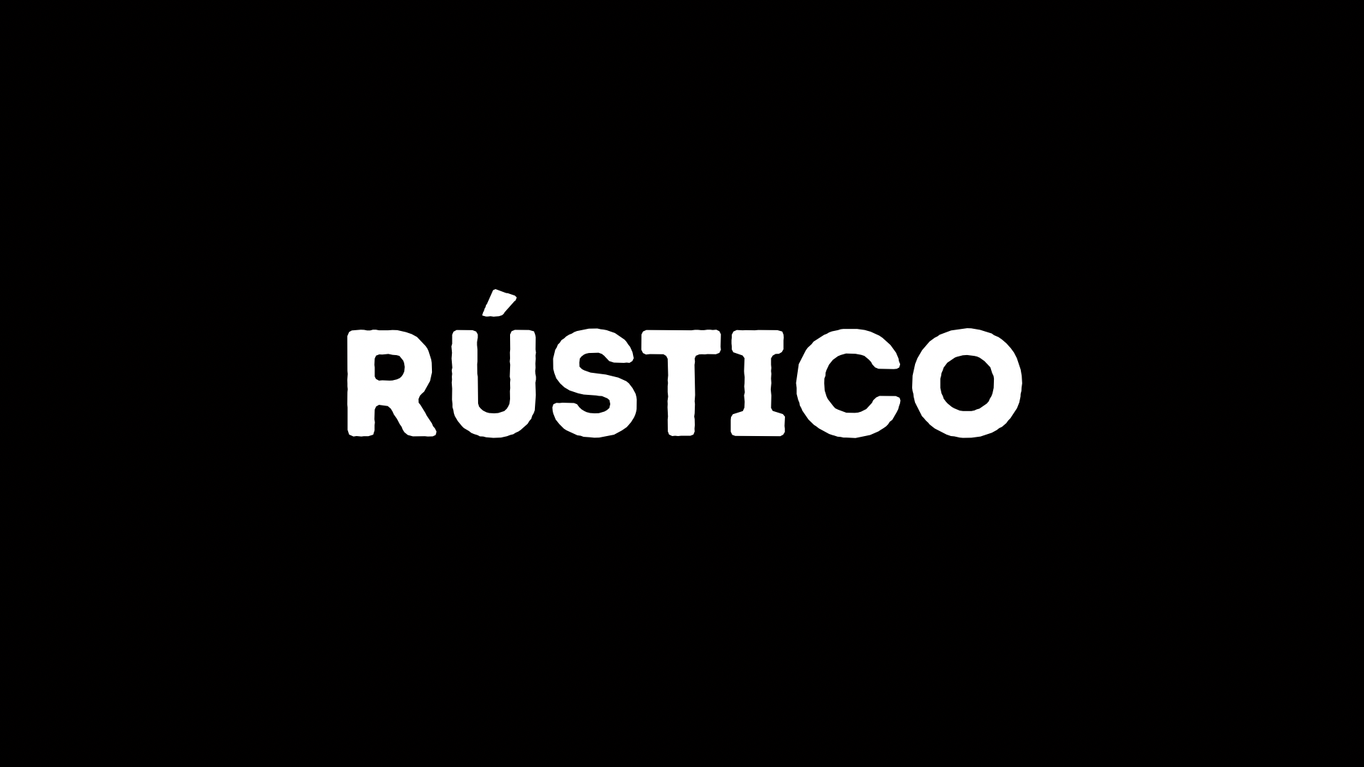 RÚSTICO