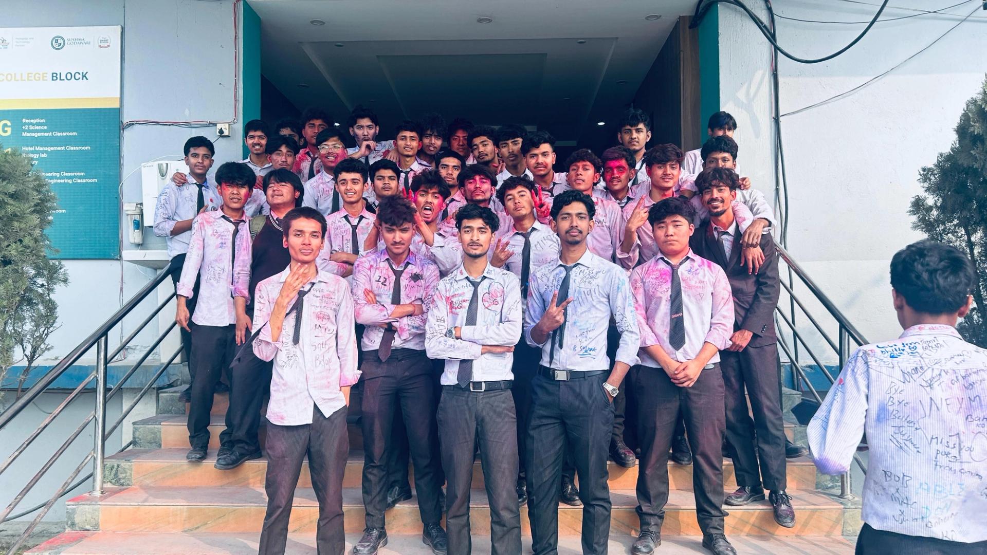 Last day of college, Sushma Godawari college 