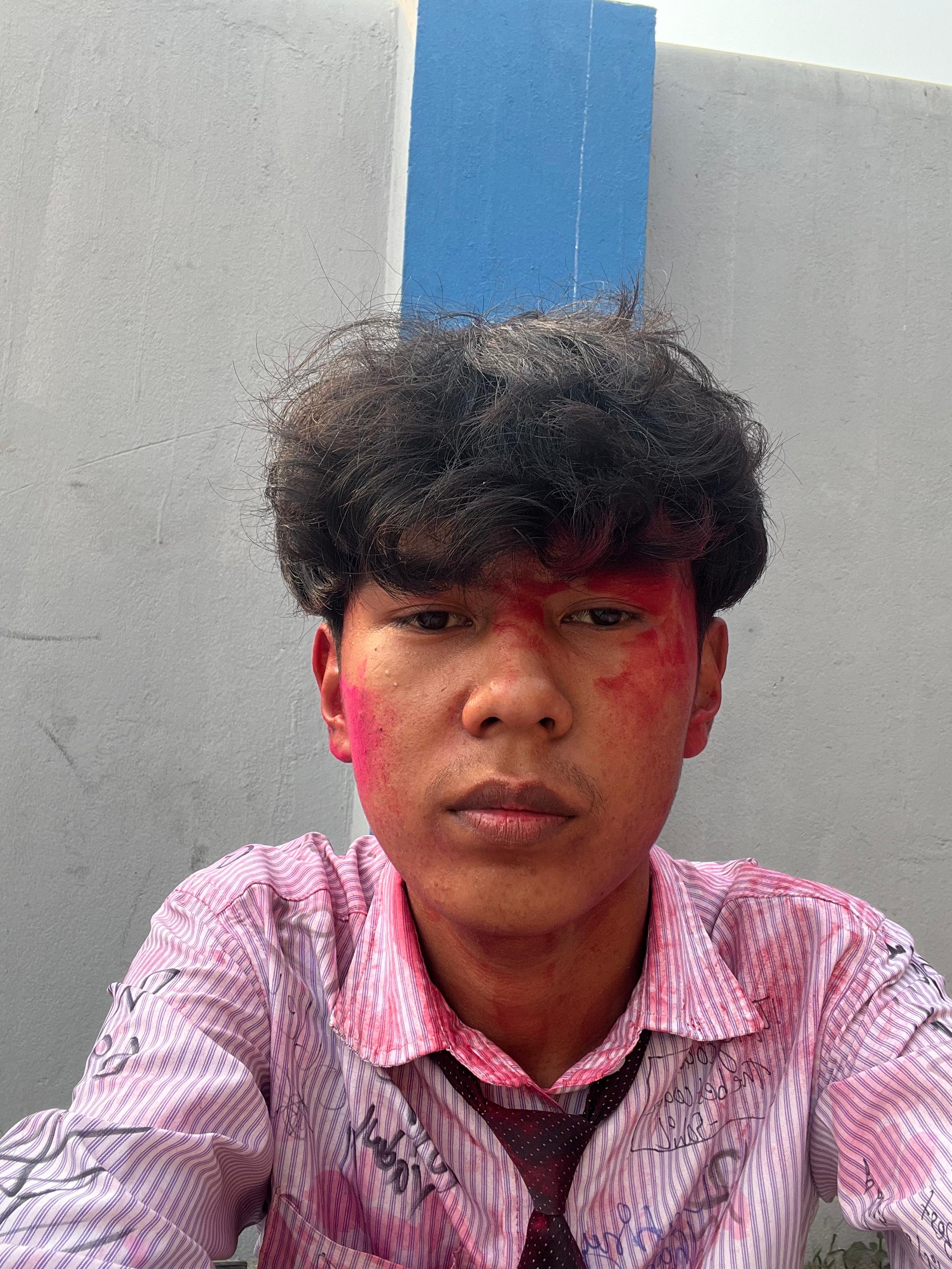 Quick headshot selfie, Last day of college 