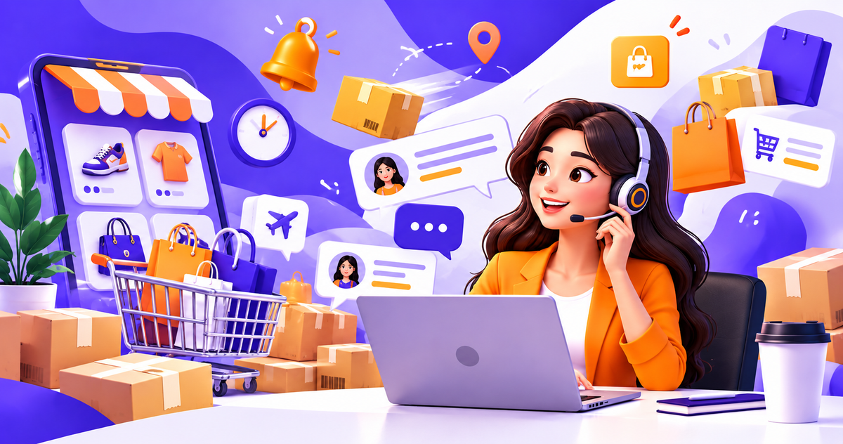 Customer support team handling a surge of Black Friday orders for a Shopify store