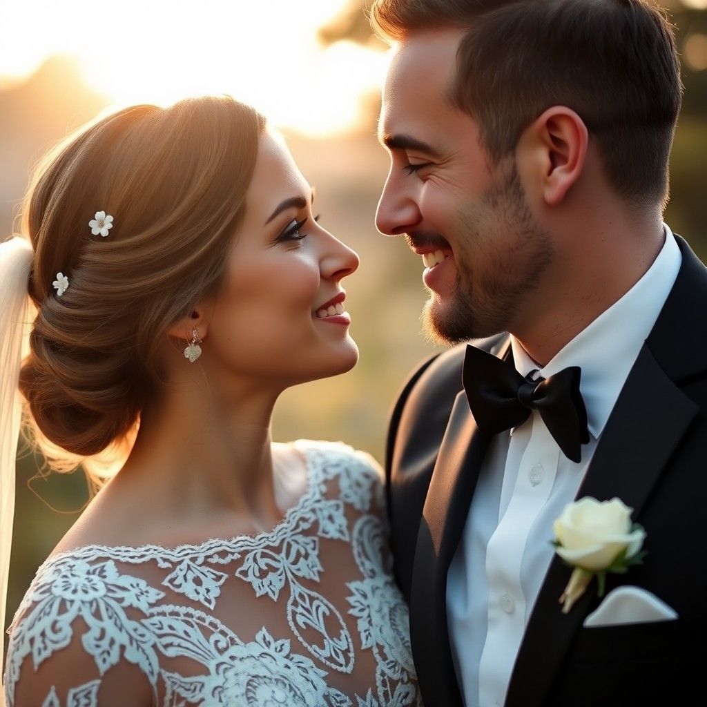 couple staring intitmately at each other at the clyde works wedding venue