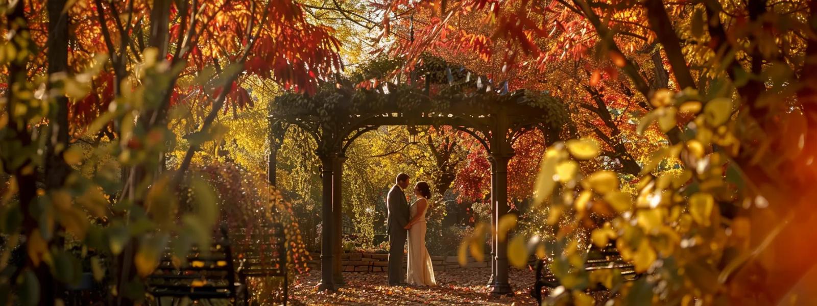 Autumn Path Tree-lined path beneath orange and red autumn leaves