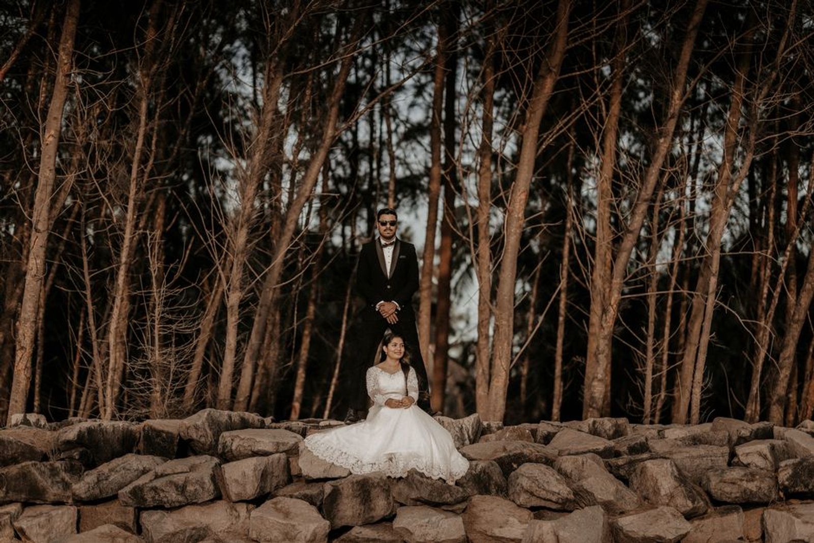 Gorgeous forest wedding setting - forest wedding venues mn