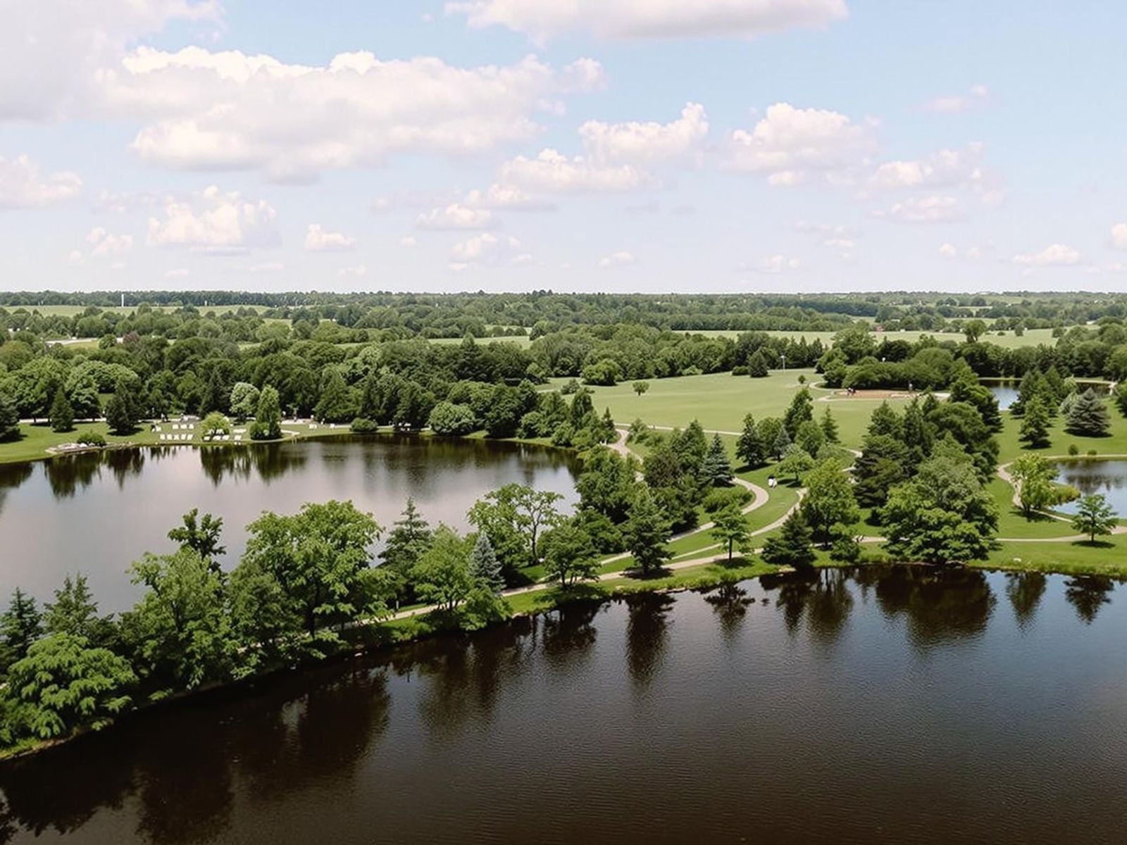 Beautiful outdoor wedding venue vue of water
